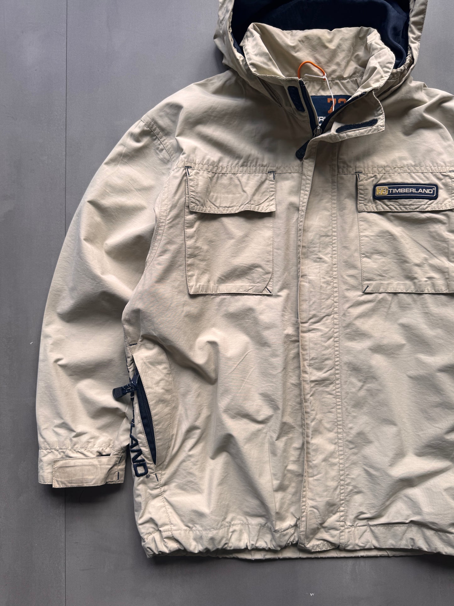 VINTAGE TIMBERLAND BEIGE JACKET - XS