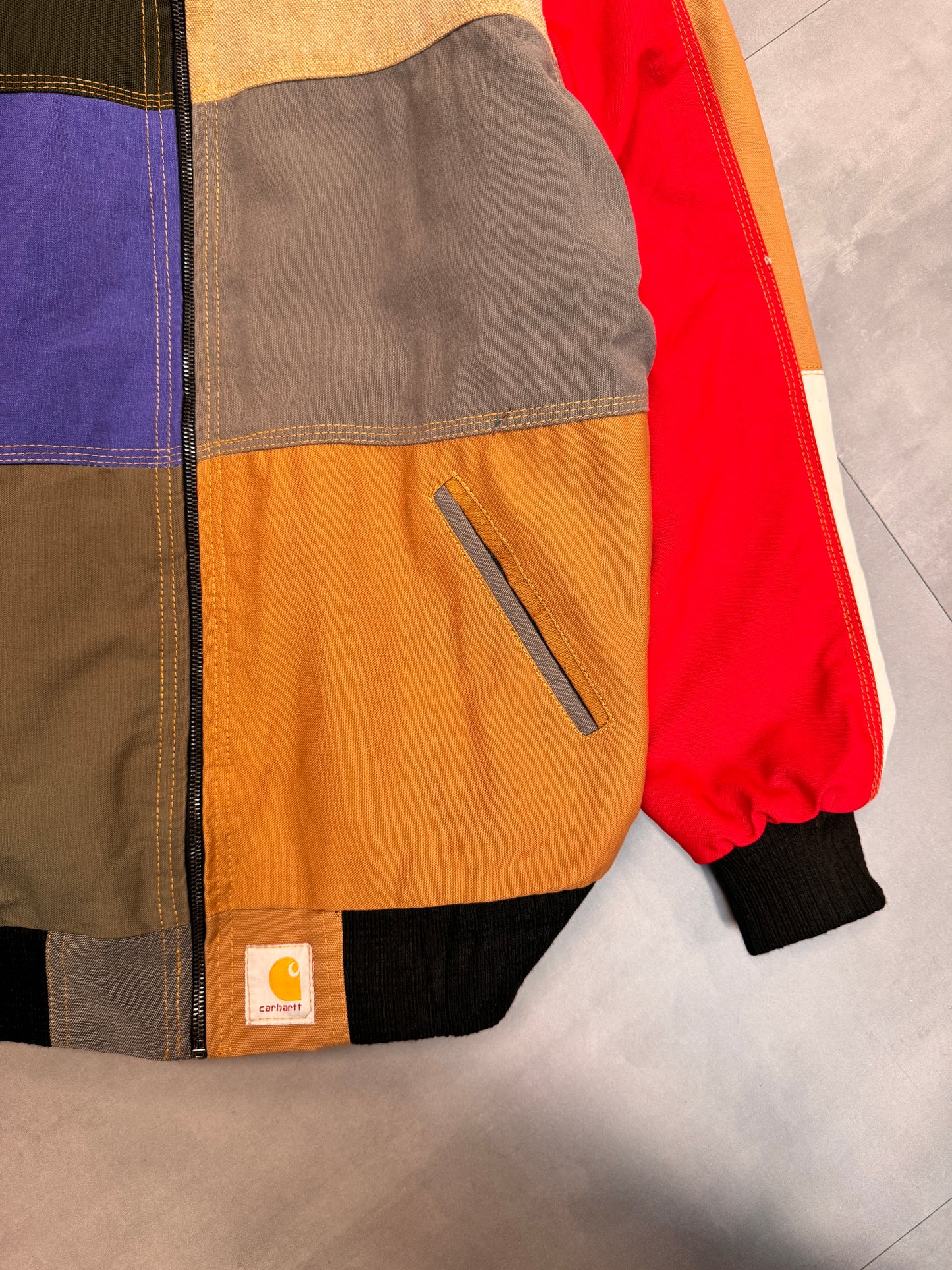 REWORKED CARHARTT DETROIT JACKET - MEDIUM