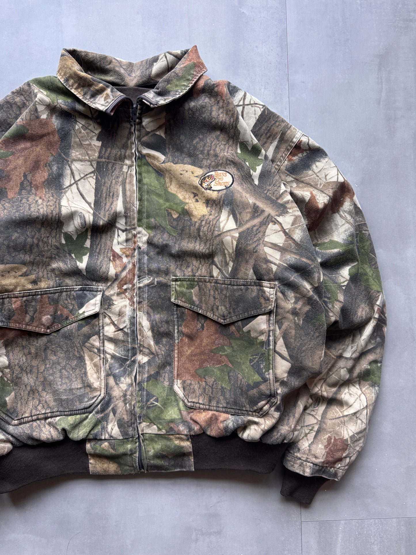 VINTAGE REALTREE BASS PRO SHOPS SANTE FE JACKET - L