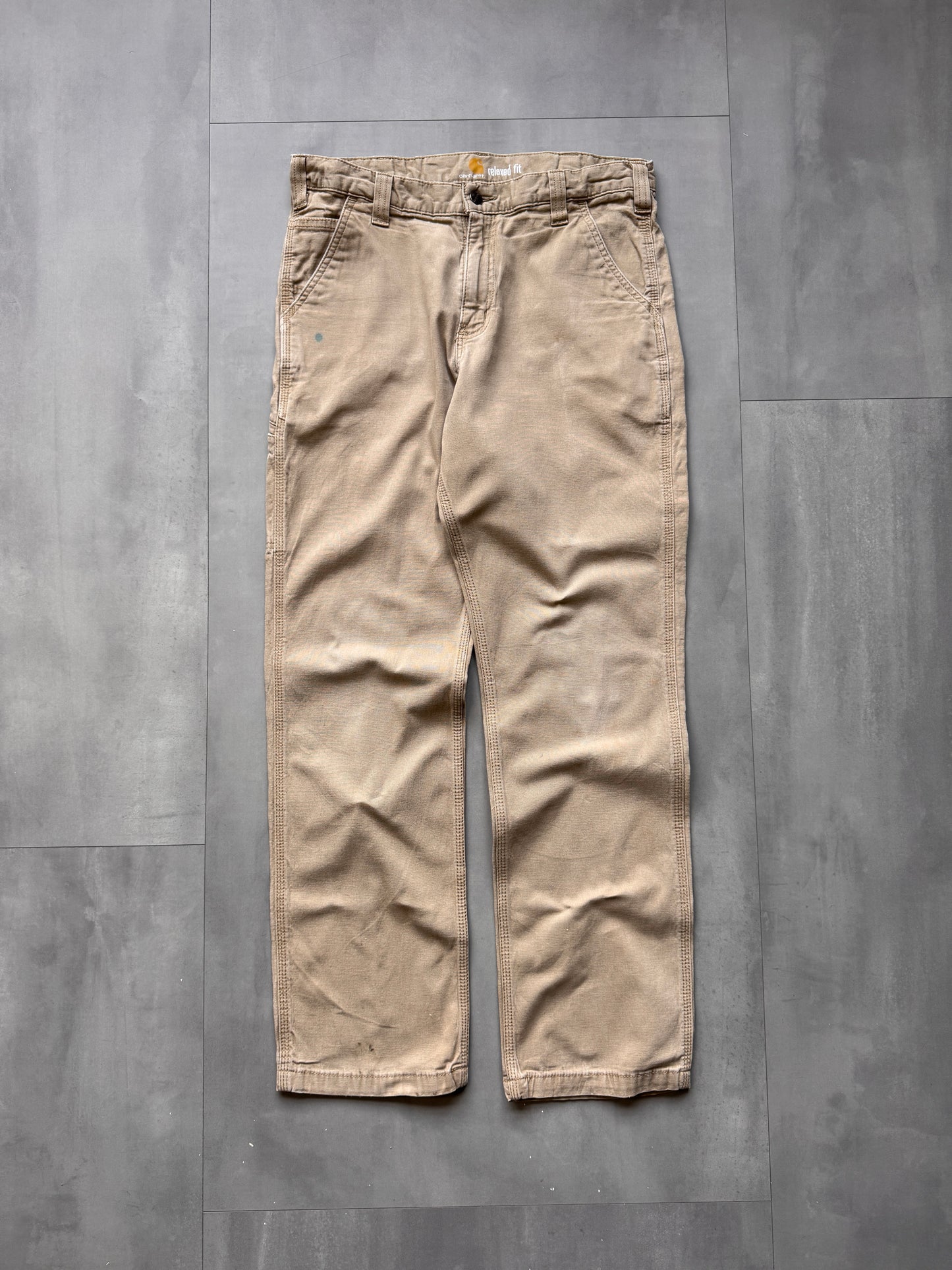 VINTAGE CARHARTT TAN PANTS - 32