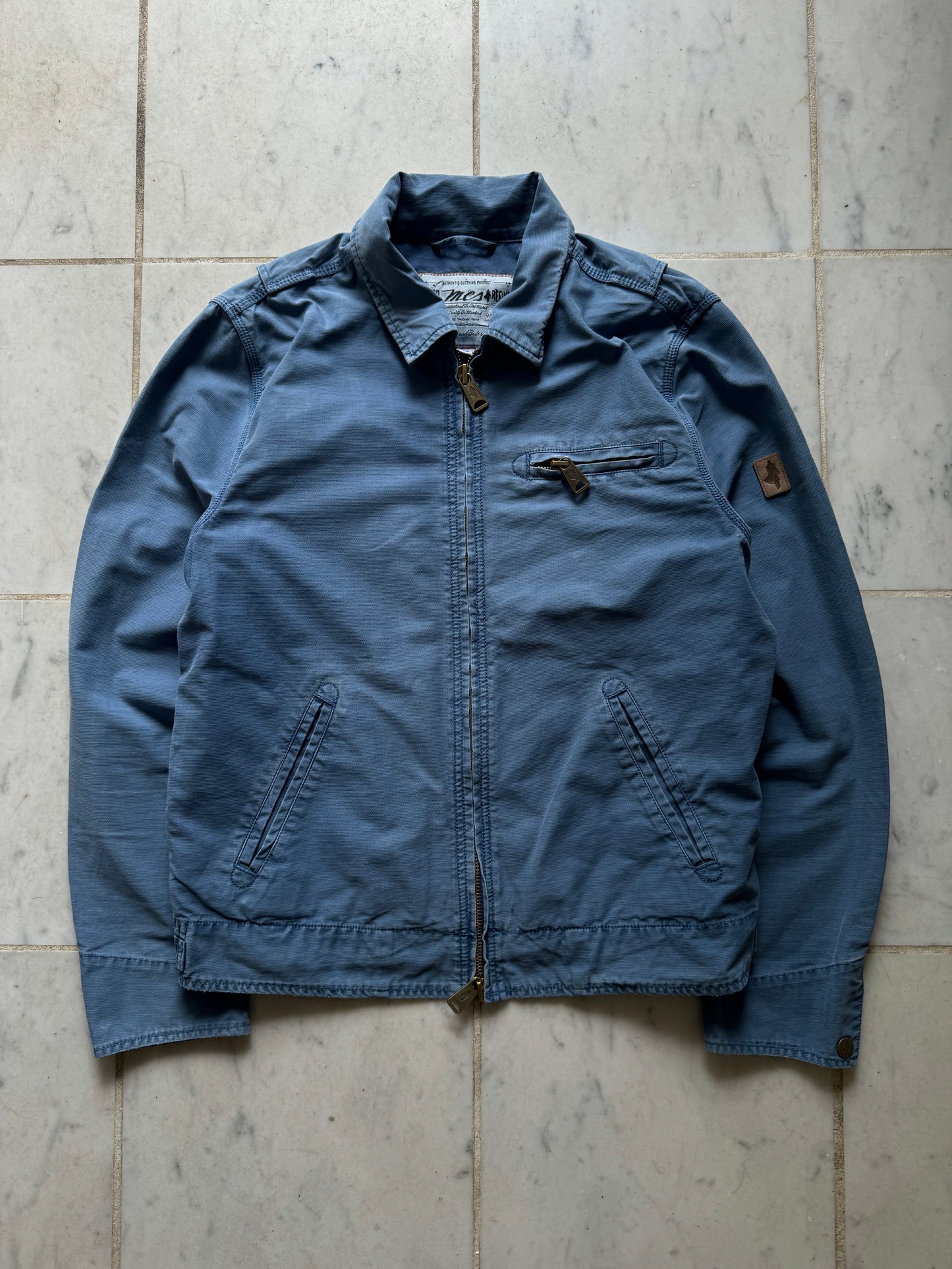 MARLBORO CLASSICS BLUE TRUCKER JACKET - MEDIUM