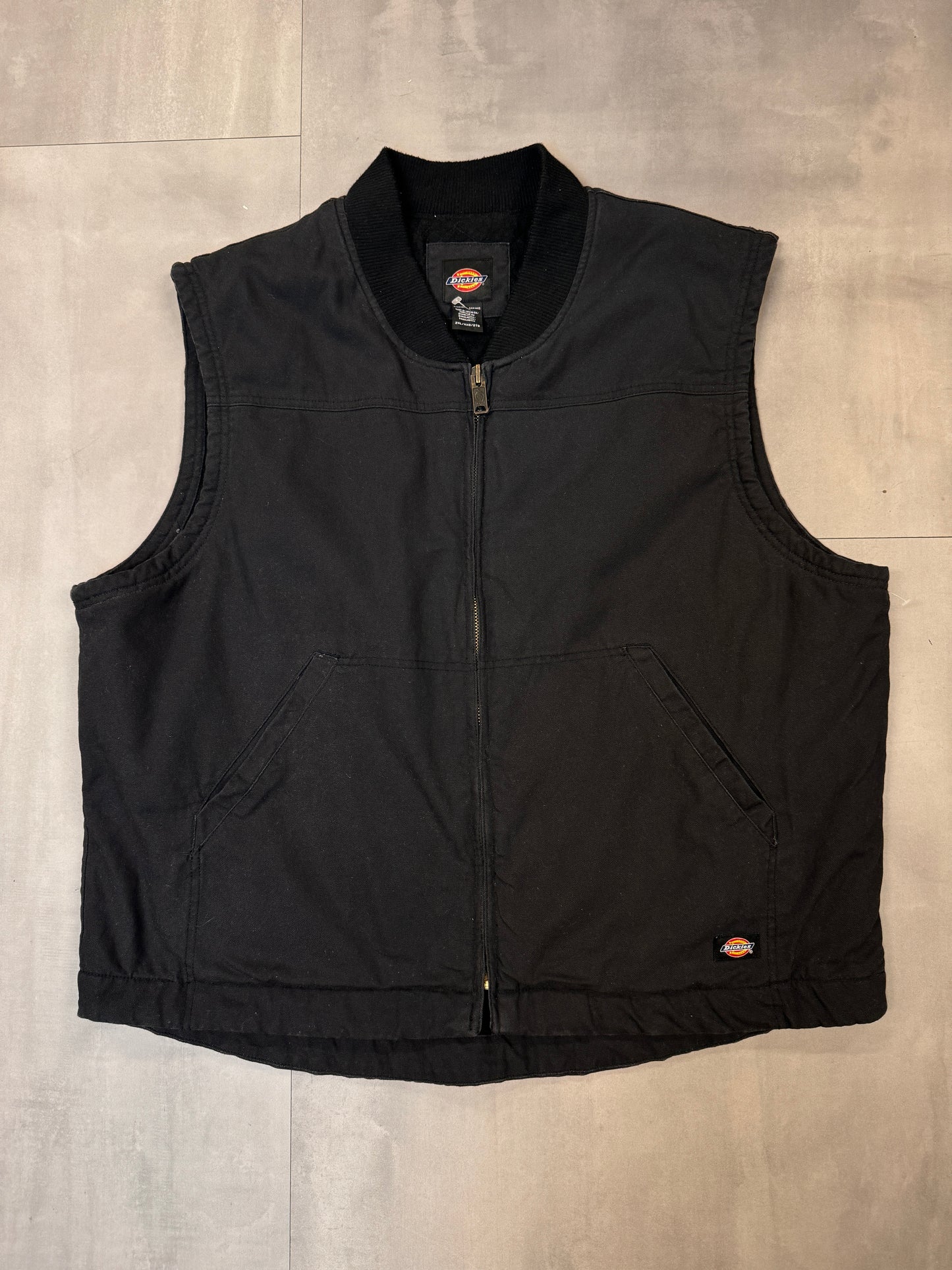 DICKIES BLACK GILET - XXLARGE