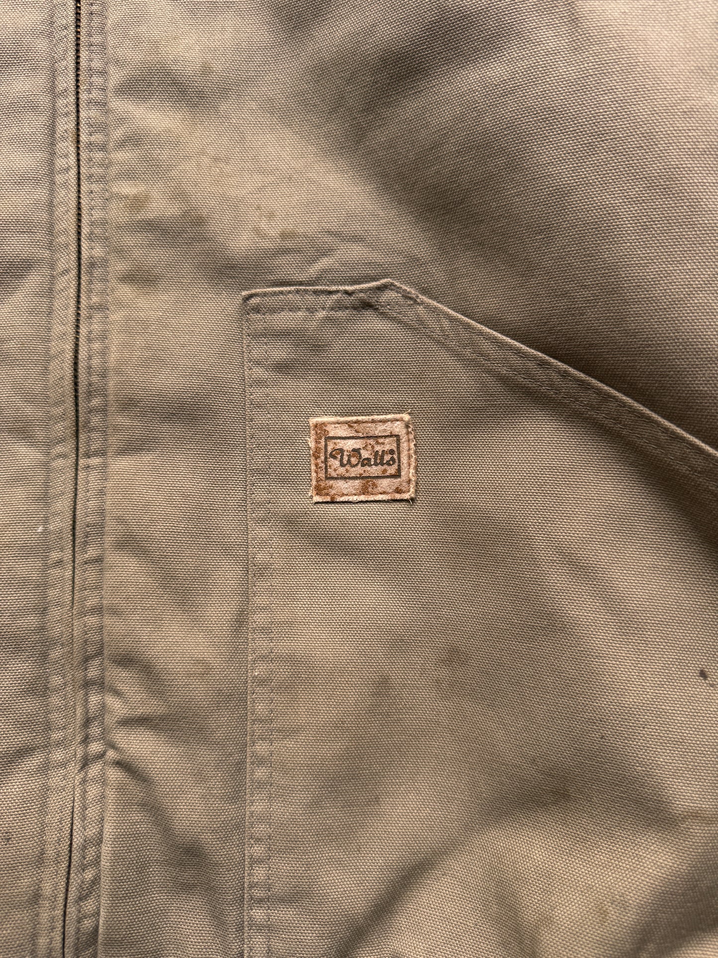 VINTAGE WALLS FADED GREY ACTIVE JACKET - XL