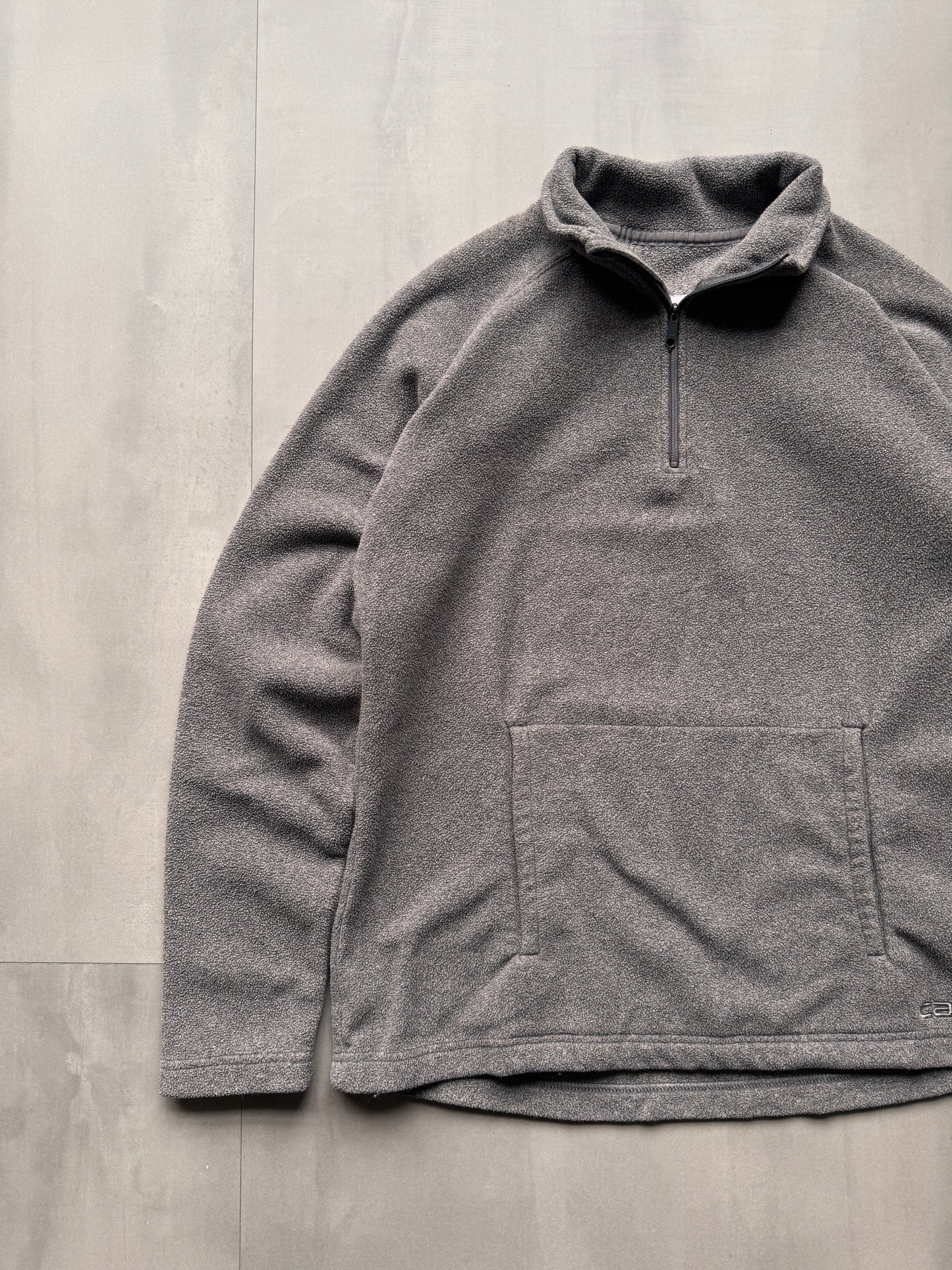 CARHARTT GREY 1/4 ZIP FLEECE - SMALL