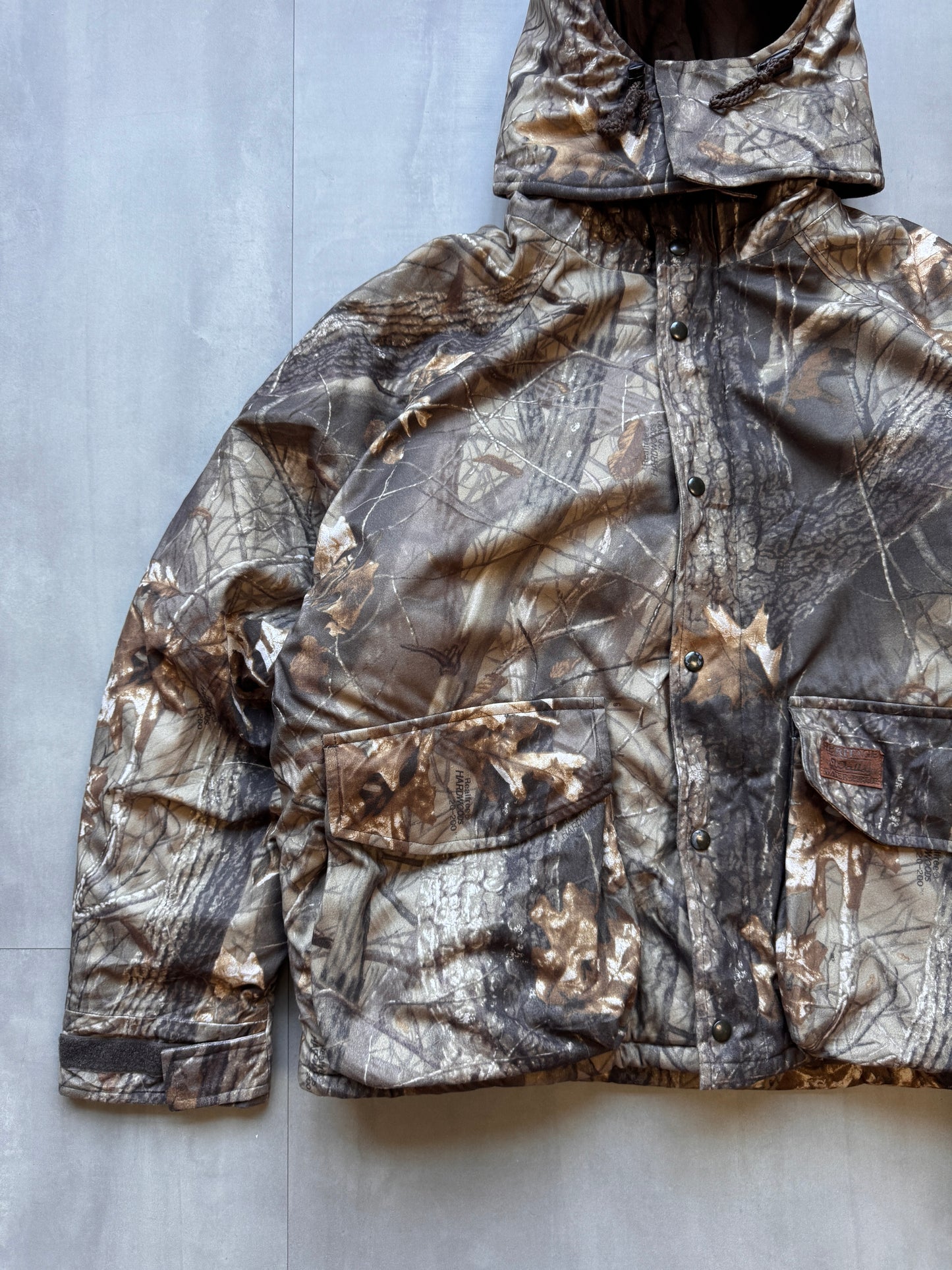 VINTAGE HERITAGE WALLS WATERPRUF REALTREE HUNTING JACKET - XLARGE
