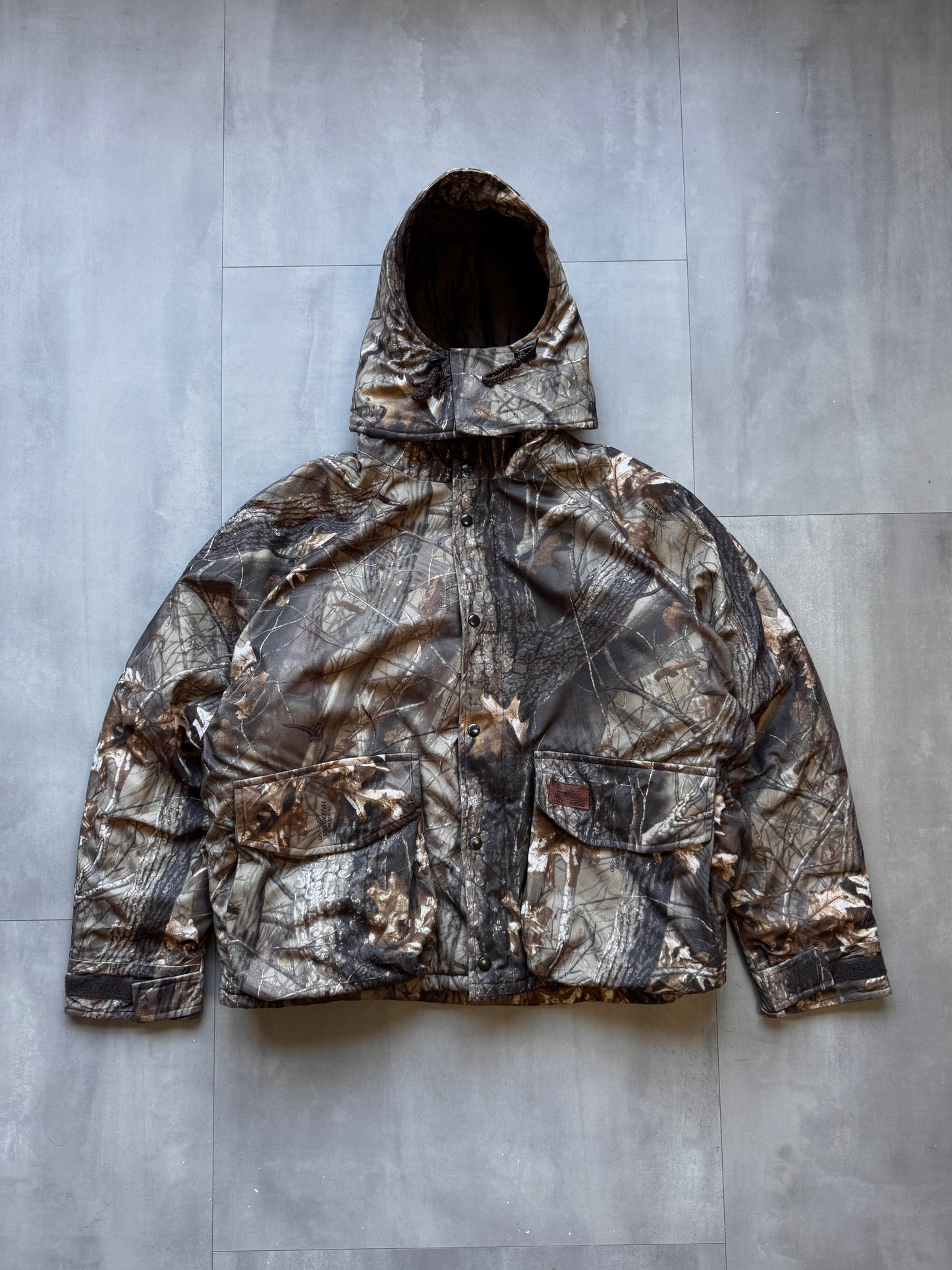 VINTAGE HERITAGE WALLS WATERPRUF REALTREE HUNTING JACKET - XLARGE