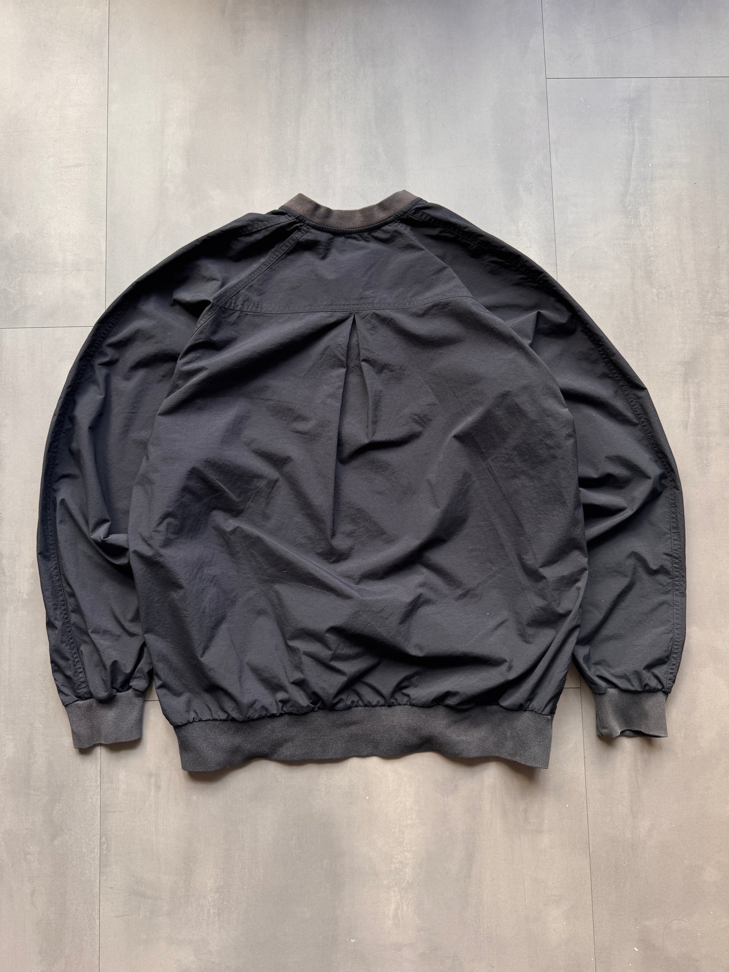 VINTAGE NIKE GOLF BLACK WINDBREAKER - L