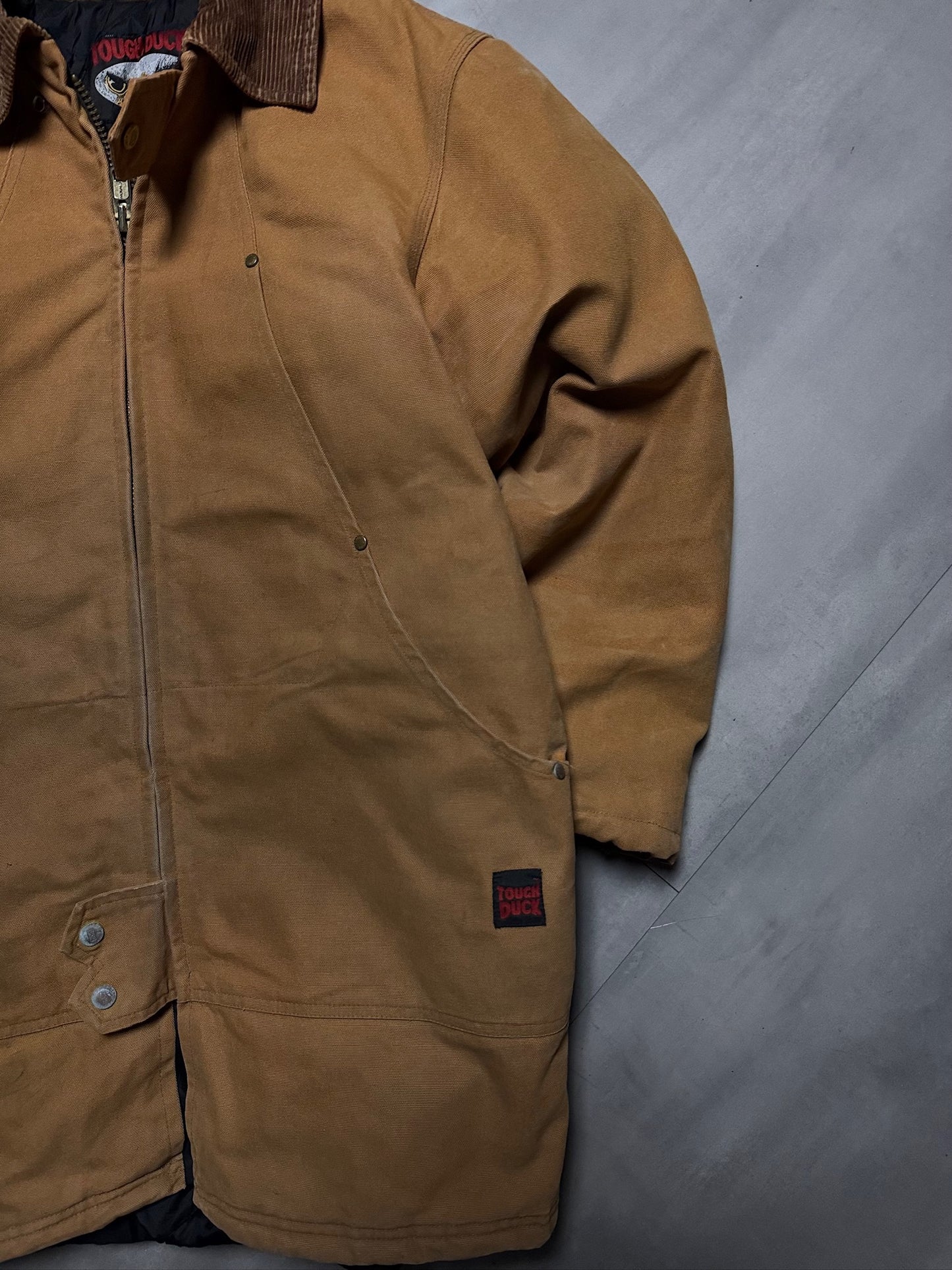TOUGH DUCK TAN WORK JACKET - MEDIUM