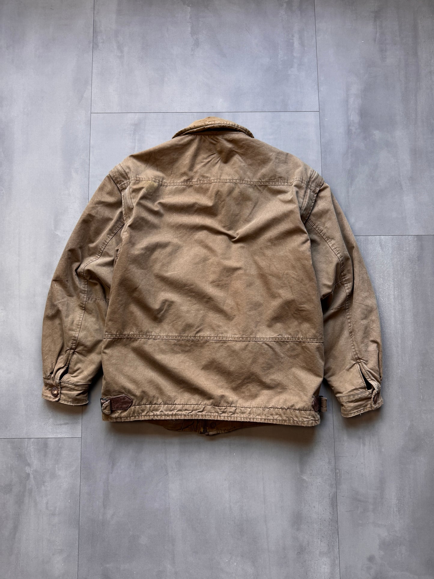 VINTAGE MARLBORO CLASSICS LEATHER JACKET - LARGE