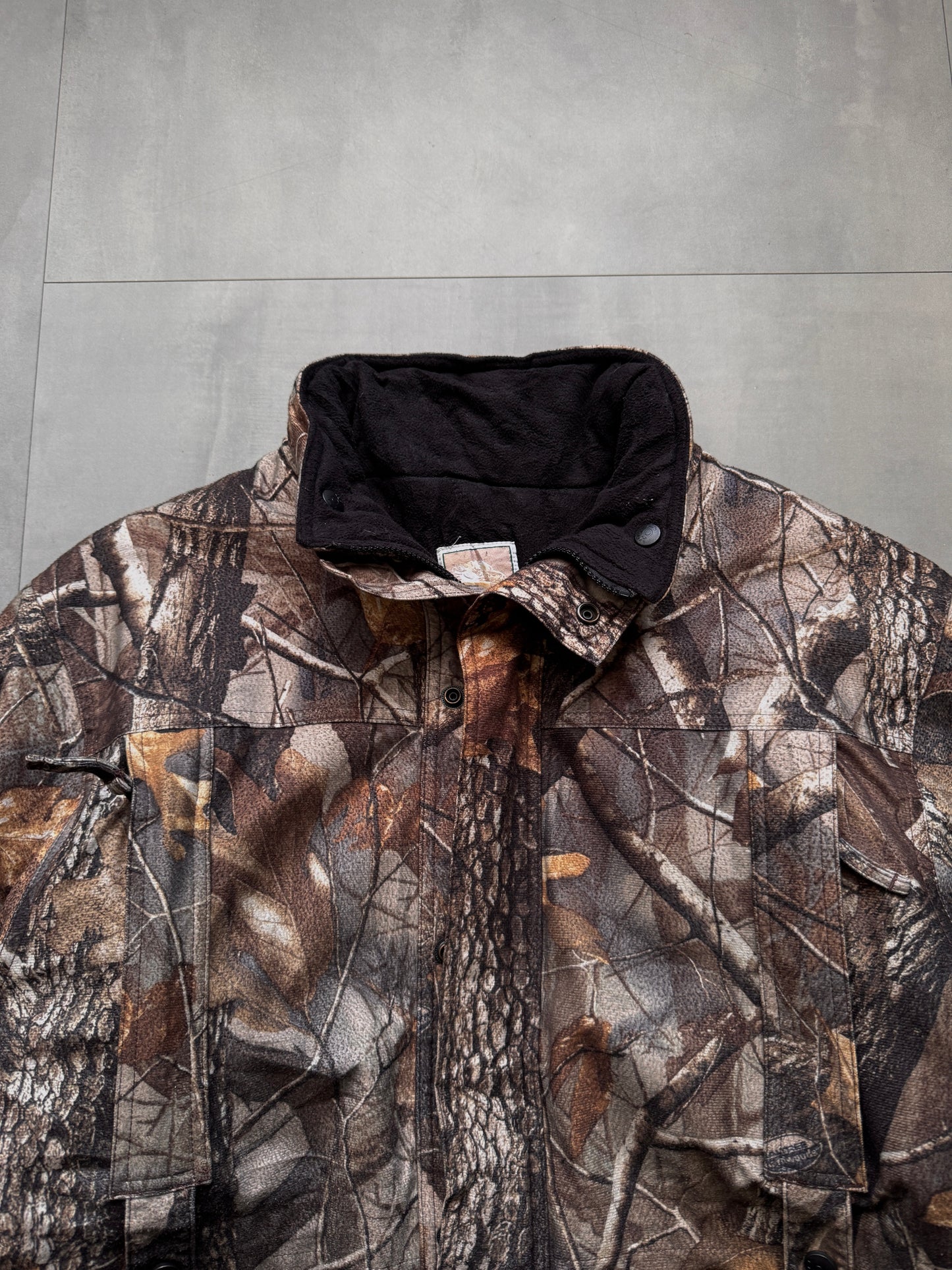 VINTAGE 10x REALTREE HUNTING JACKET - LARGE