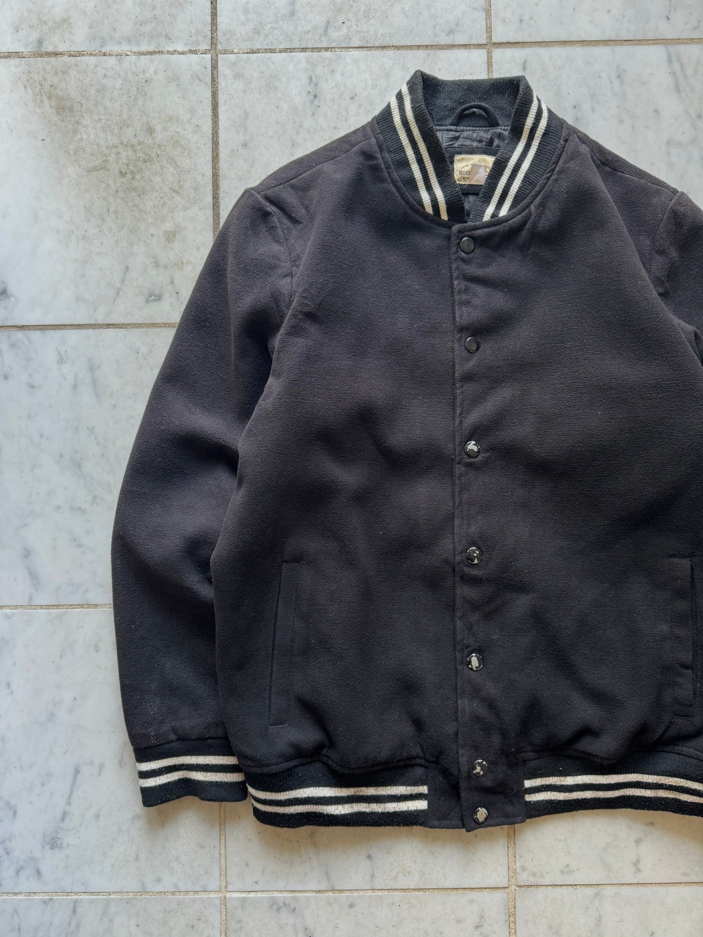 BASEBALL BLACK VARSITY JACKET - XLARGE