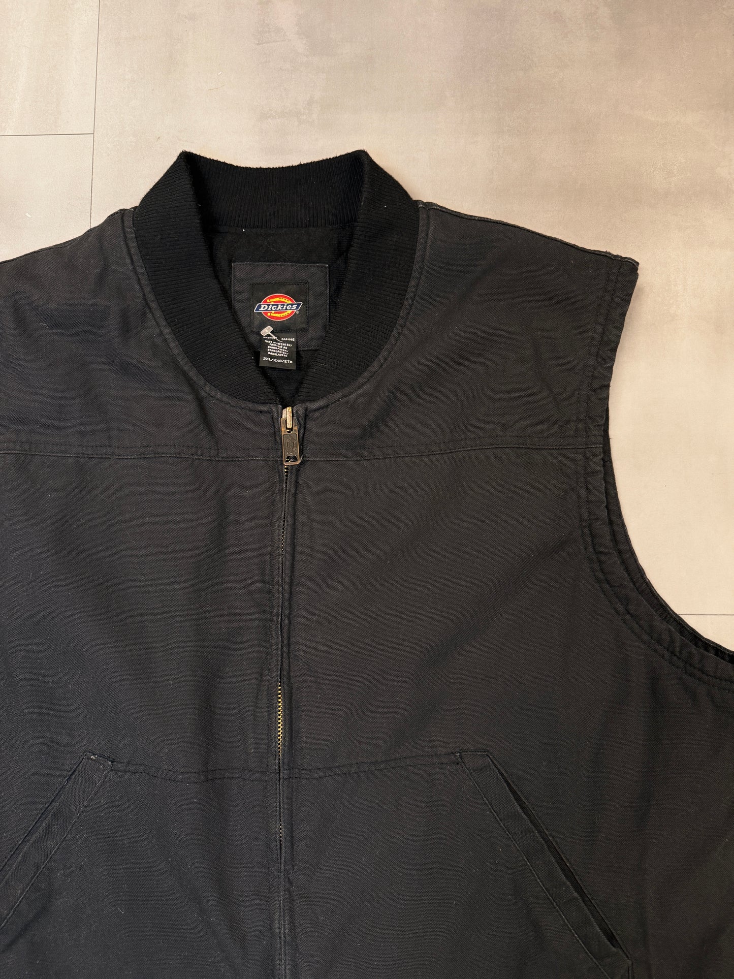 DICKIES BLACK GILET - XXLARGE