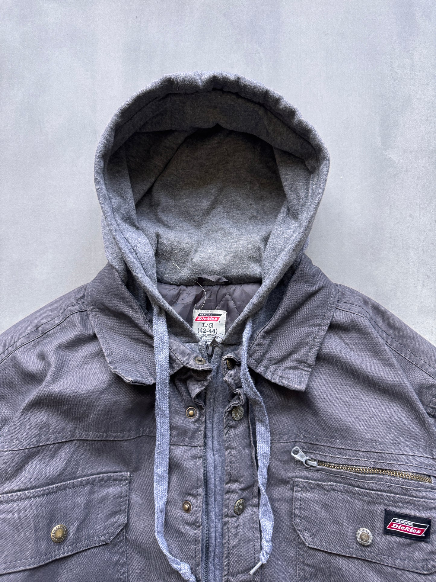 VINTAGE DICKIES GREY JACKET - L