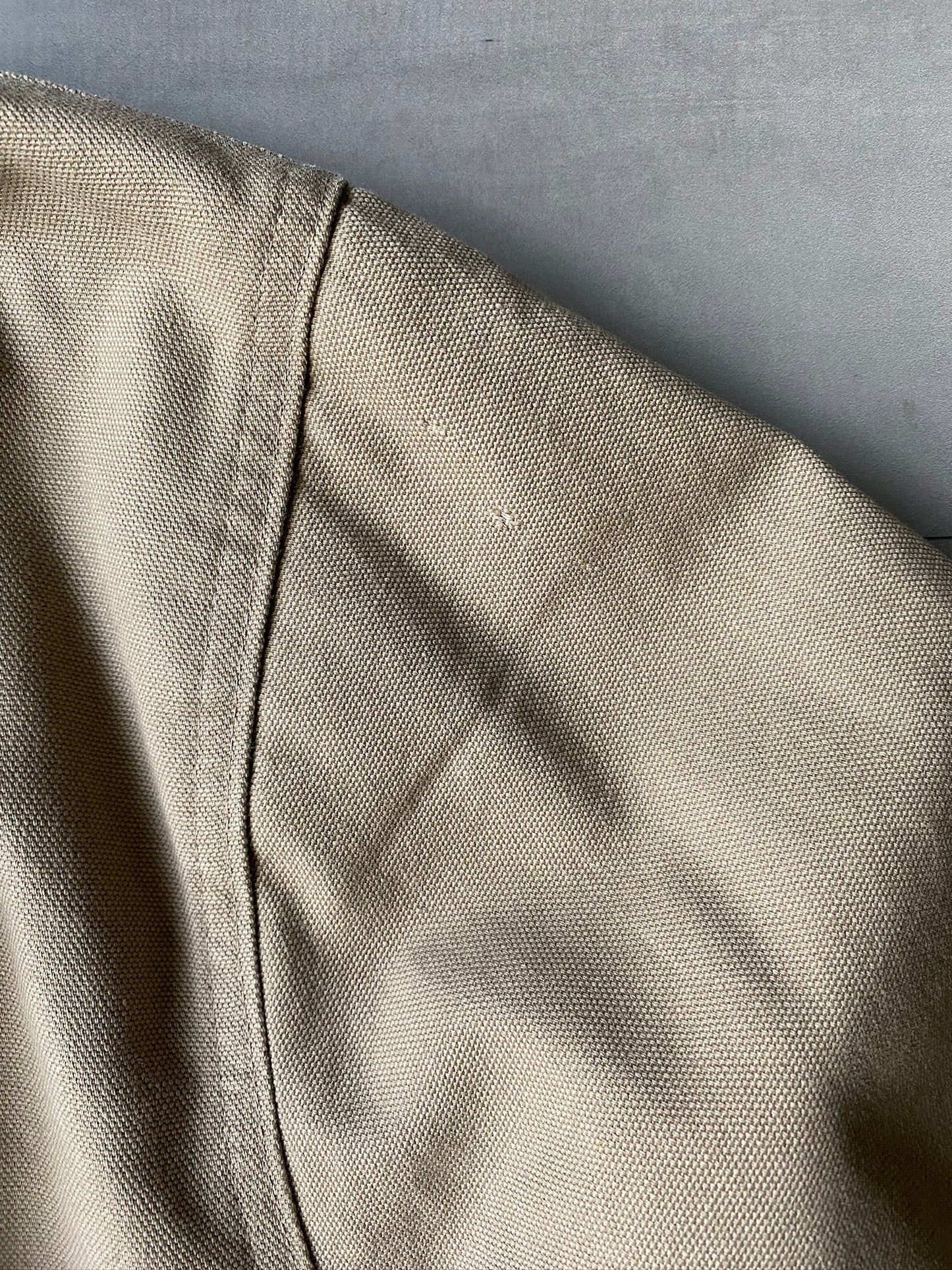 VINTAGE IZOD TAN WORKWEAR SHIRT - XL