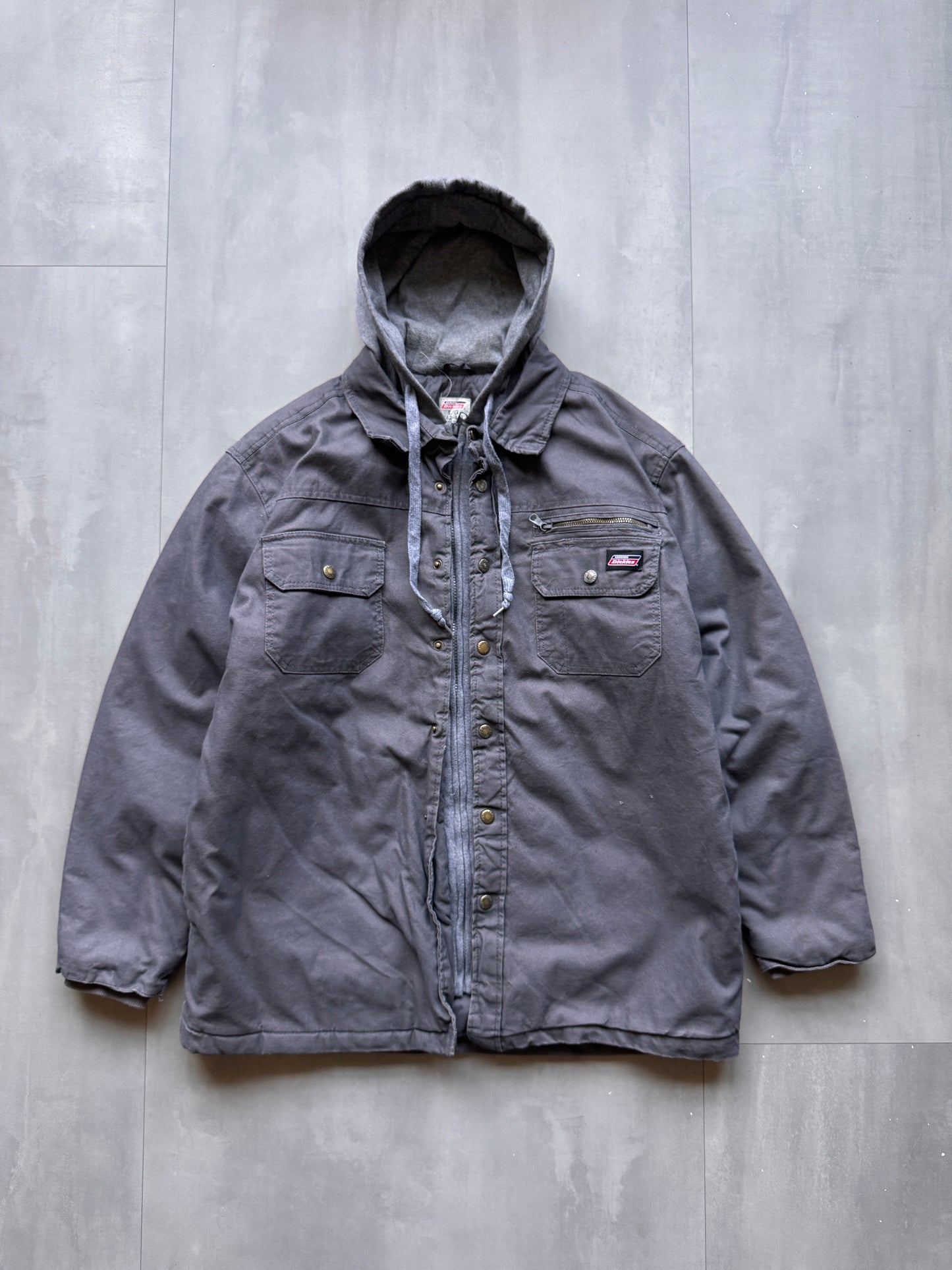 VINTAGE DICKIES GREY JACKET - L