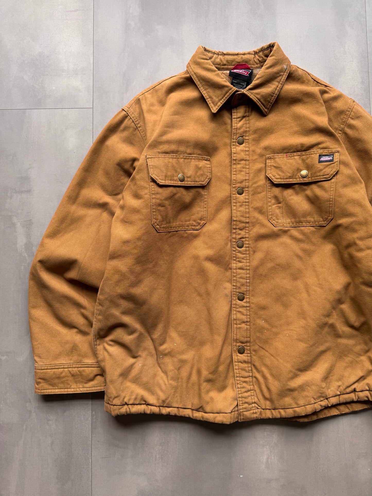 VINTAGE DICKIES TAN WORK JACKET - L