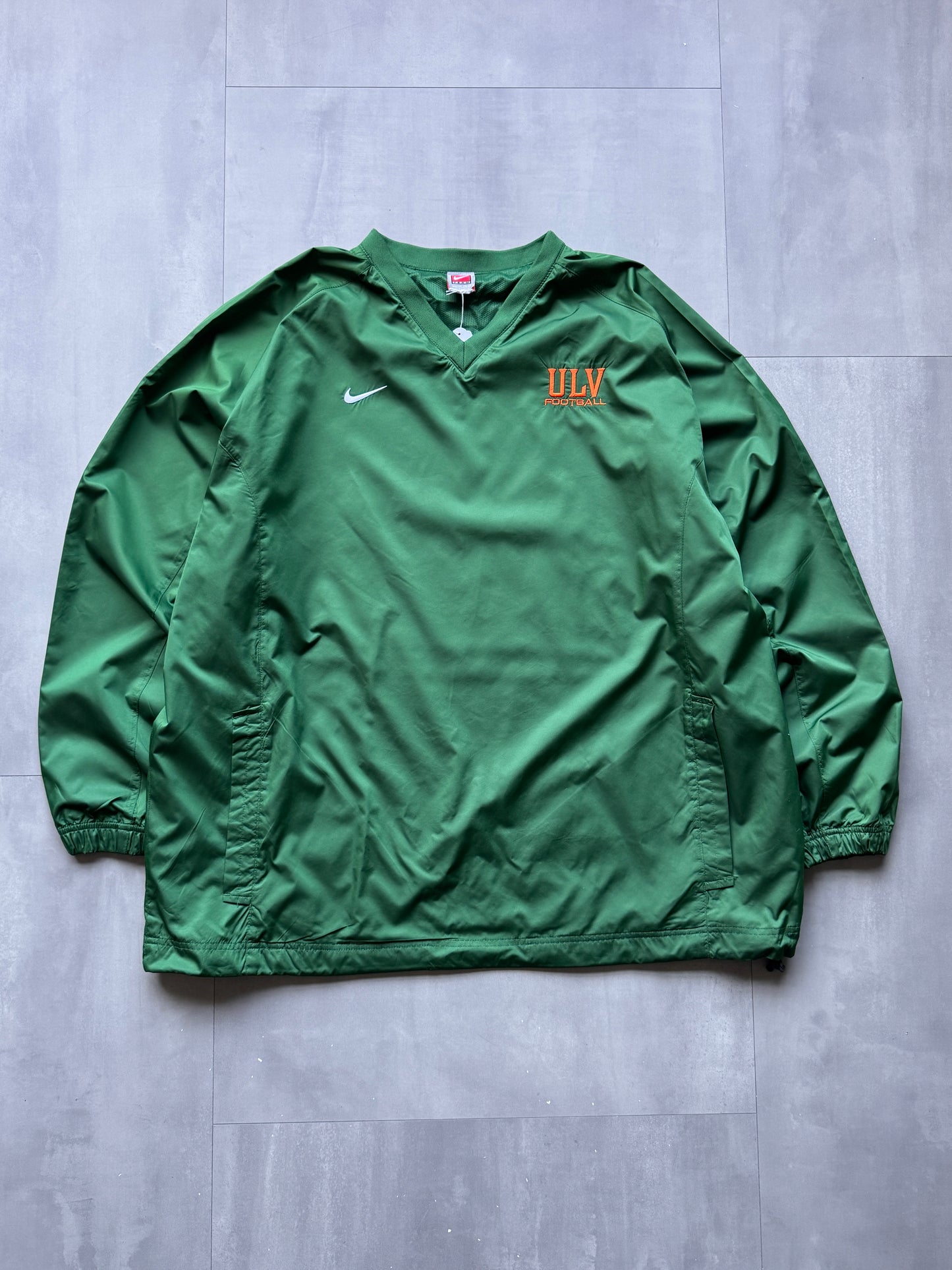 VINTAGE NIKE UNIVERSITY OF LAS VEGAS DARK GREEN WINDBREAKER - 3XL