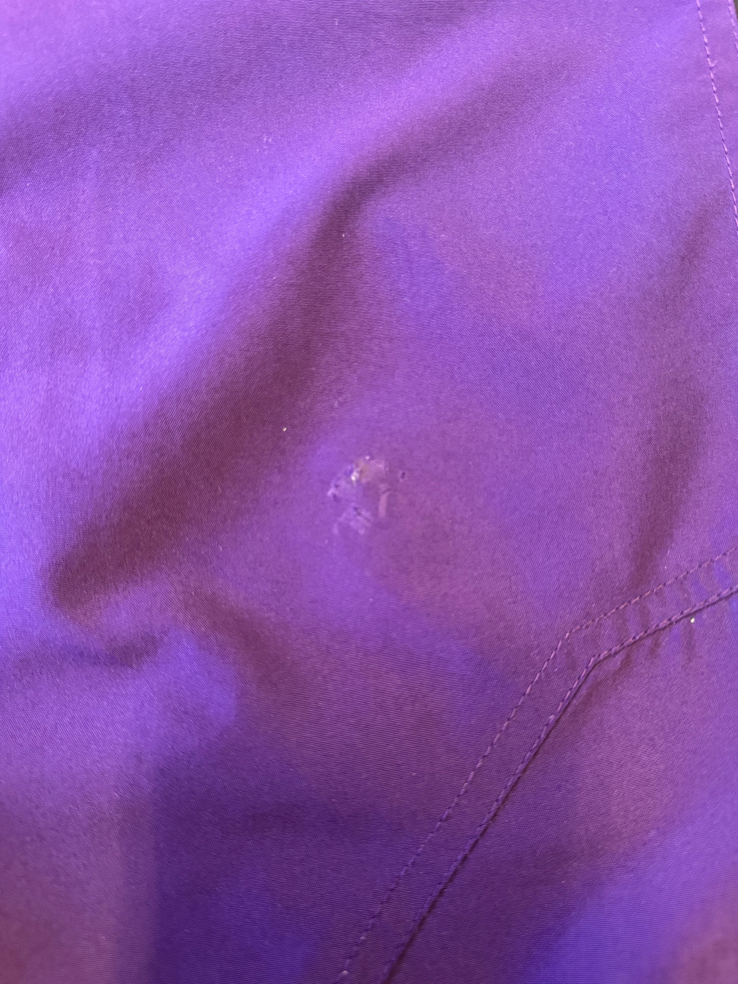 VINTAGE NFL REEBOK BALTIMORE RAVENS PURPLE TRACK JACKET - L