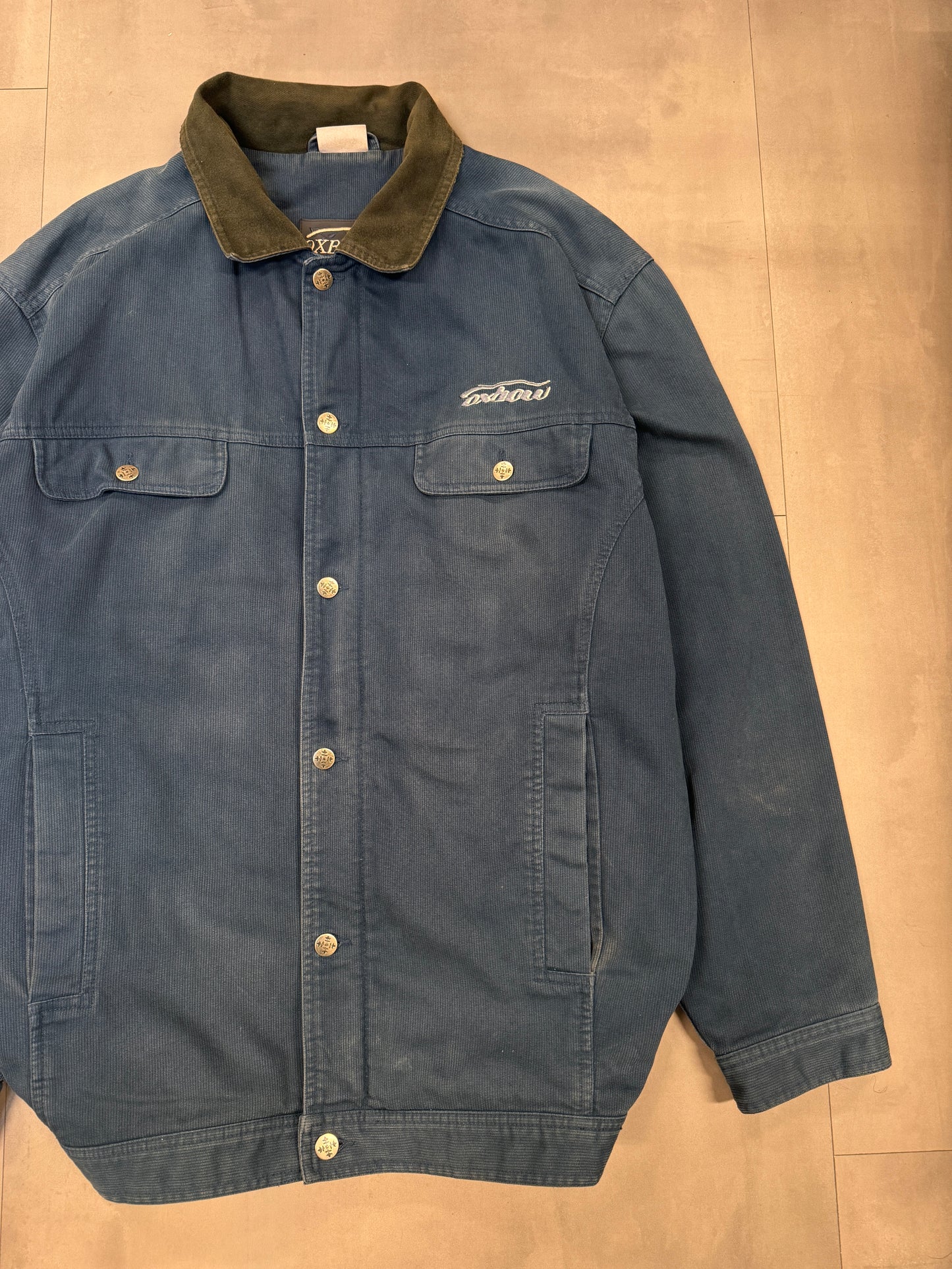 OXBOW BLUE FADED TRUCKER JACKET - XLARGE