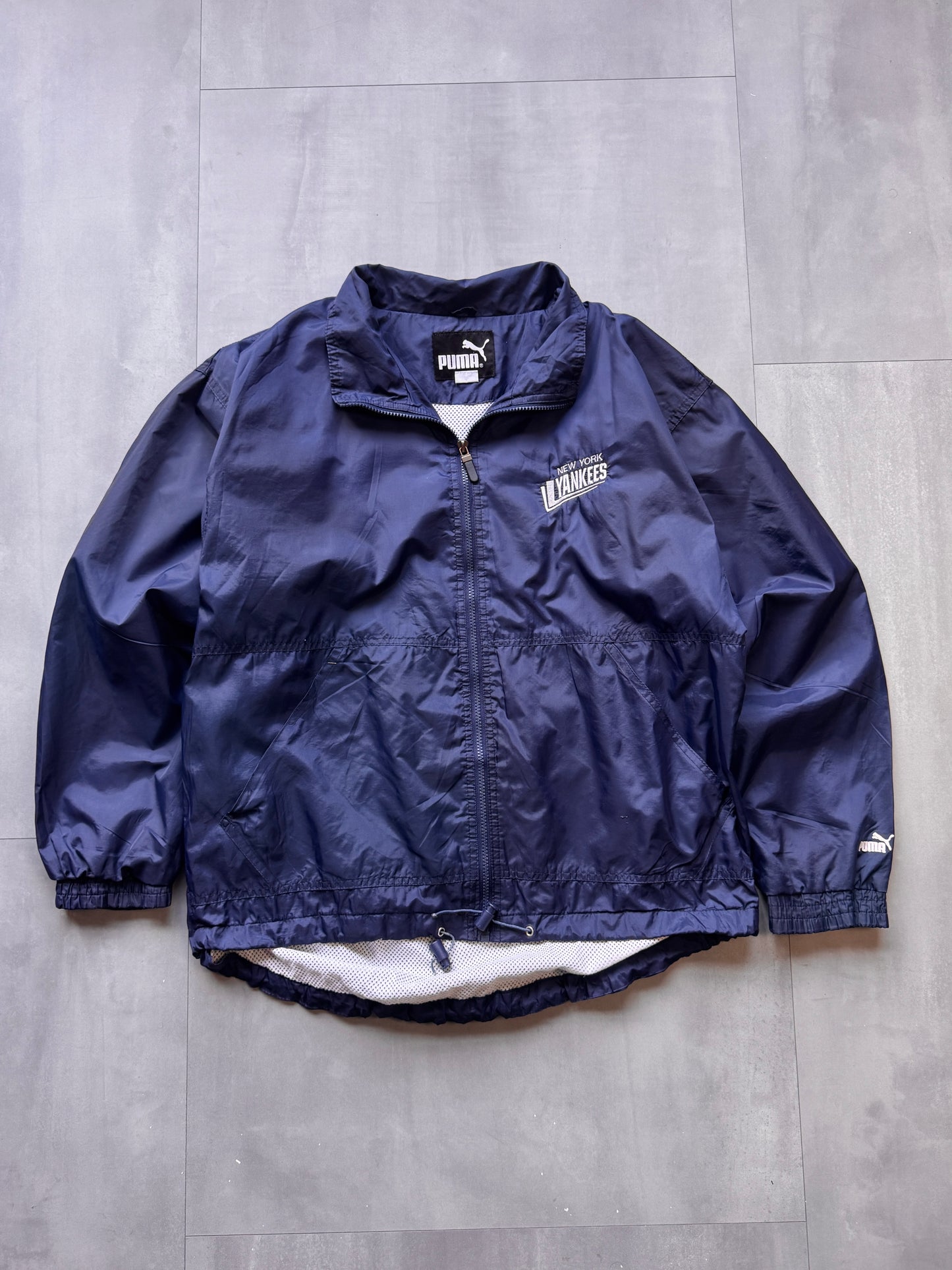 VINTAGE NEW YORK YANKEES TRACK JACKET - L