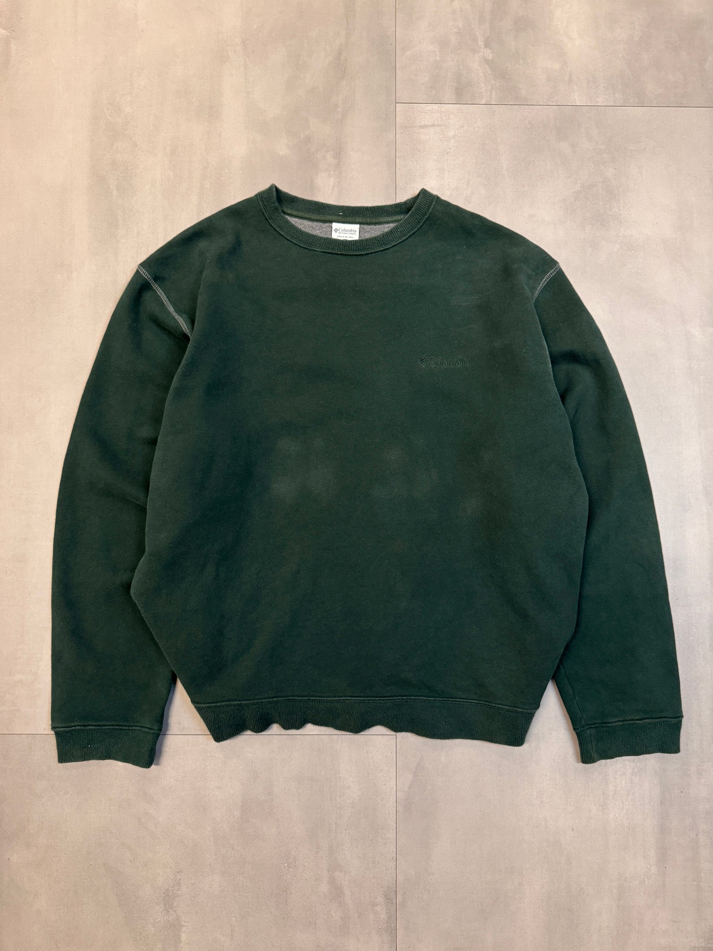 COLUMBIA GREEN SWEATER - LARGE/XLARGE