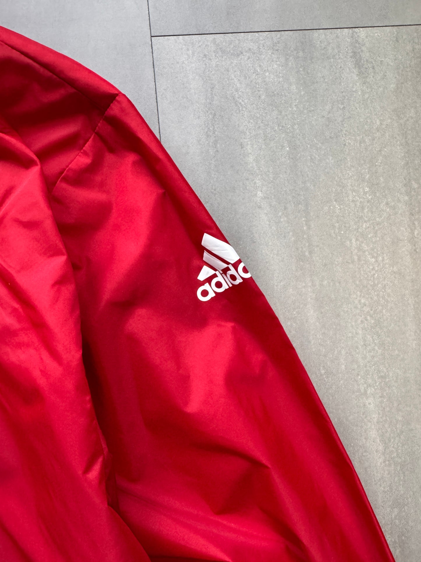 VINTAGE ADIDAS RICHMOND KICKERS RED TRACK JACKET - XL