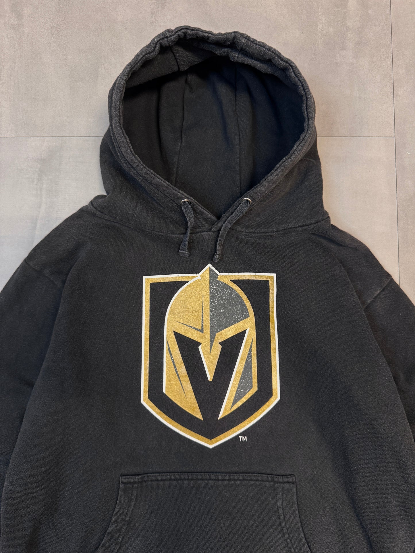 NHL VEGAS GOLDEN KNIGHTS BLACK HOODIE - MEDIUM