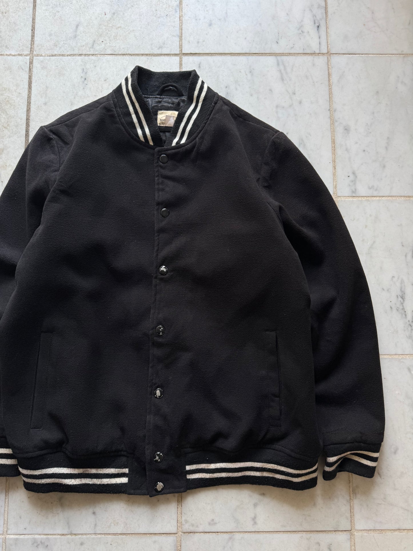 BASEBALL BLACK VARSITY JACKET - XLARGE