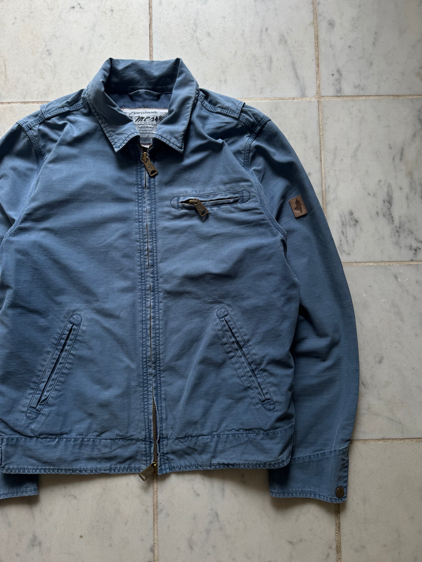 MARLBORO CLASSICS BLUE TRUCKER JACKET - MEDIUM
