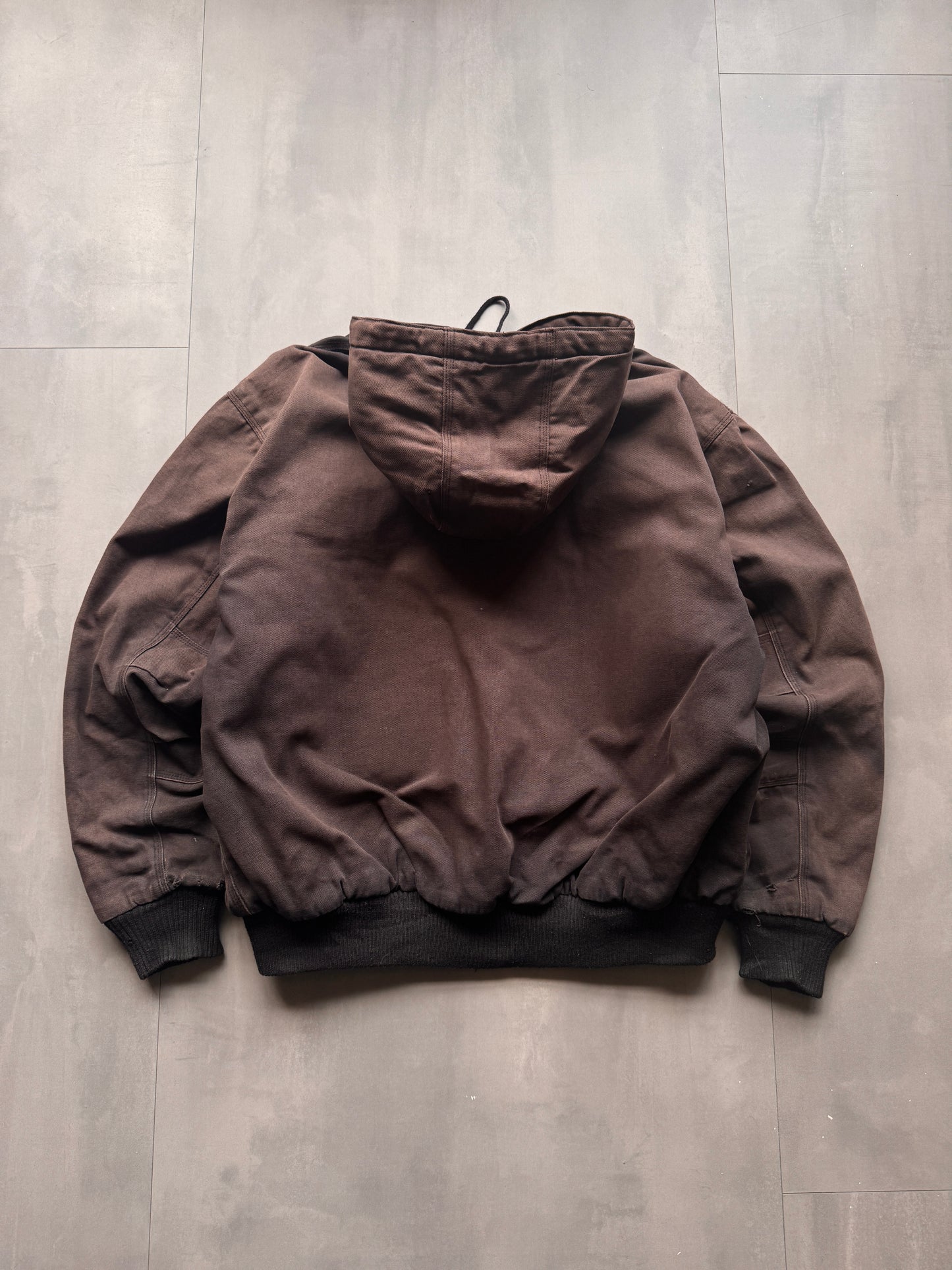 VINTAGE WALLS FADED GREY/BLACK ACTIVE JACKET - L