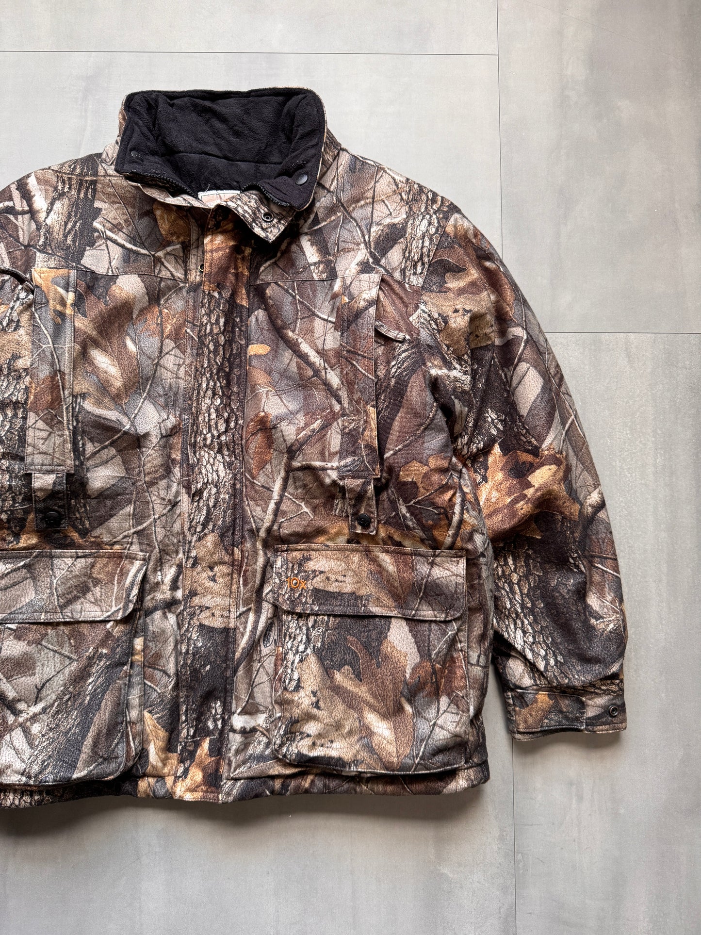 VINTAGE 10x REALTREE HUNTING JACKET - LARGE