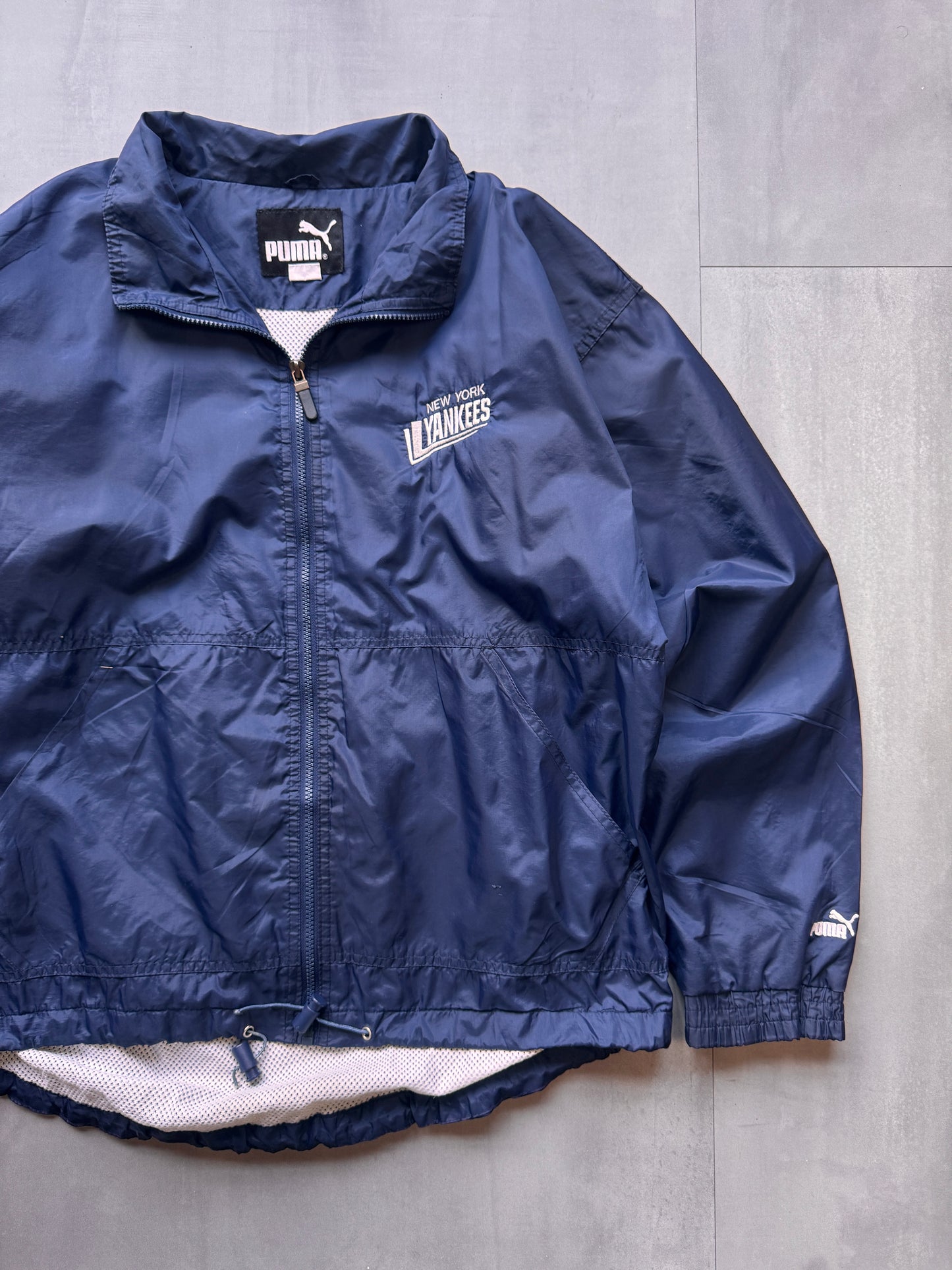 VINTAGE NEW YORK YANKEES TRACK JACKET - L