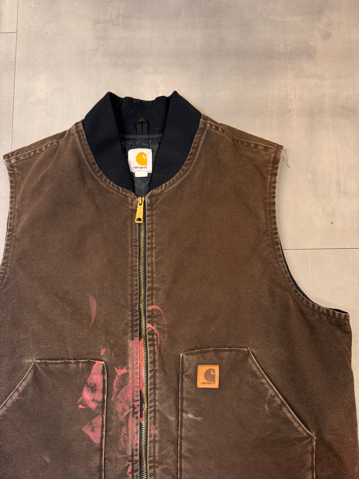 CARHARTT BROWN GILET - XLARGE