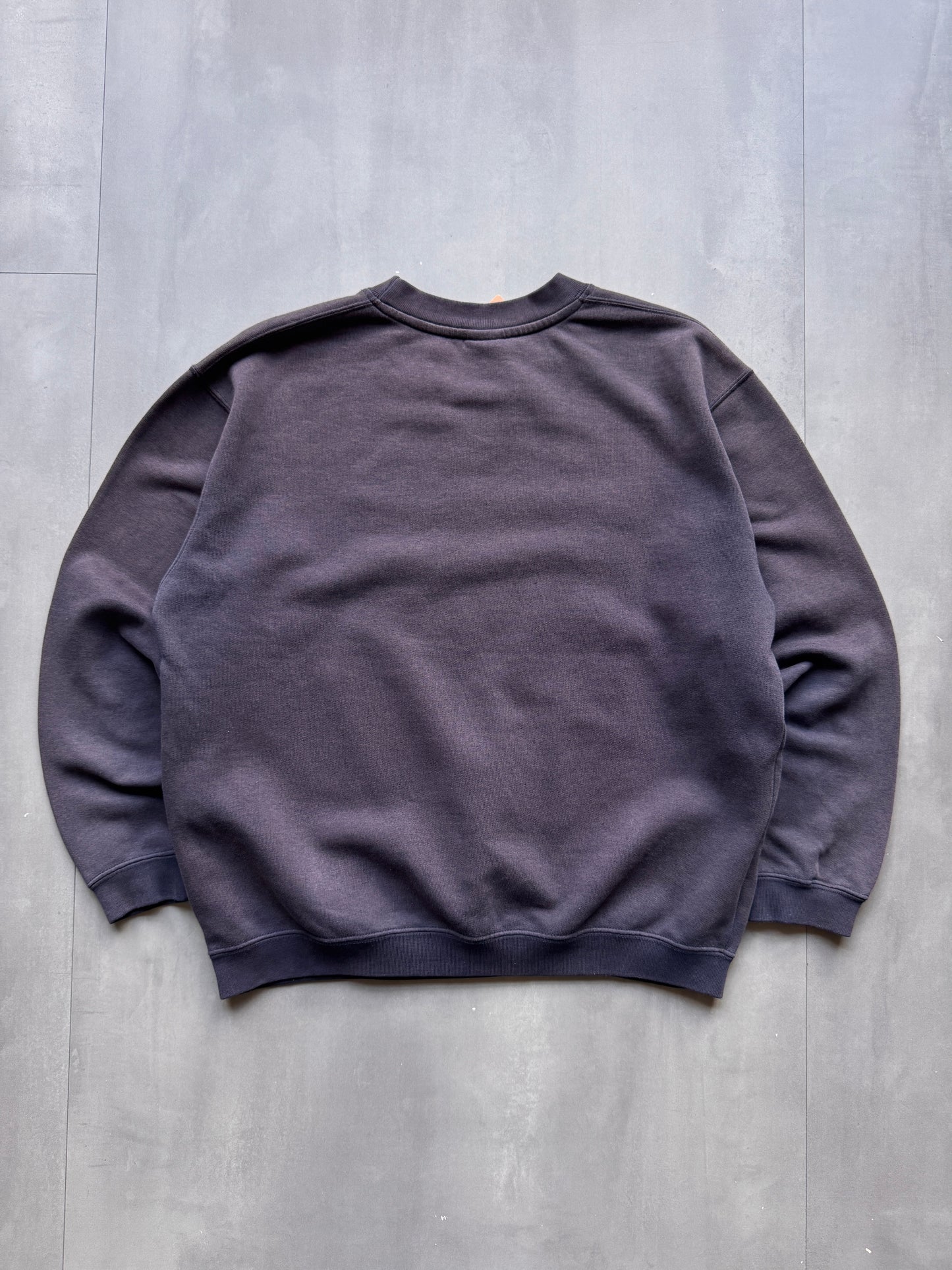 VINTAGE REEBOK FADED GREY SWEATER - S