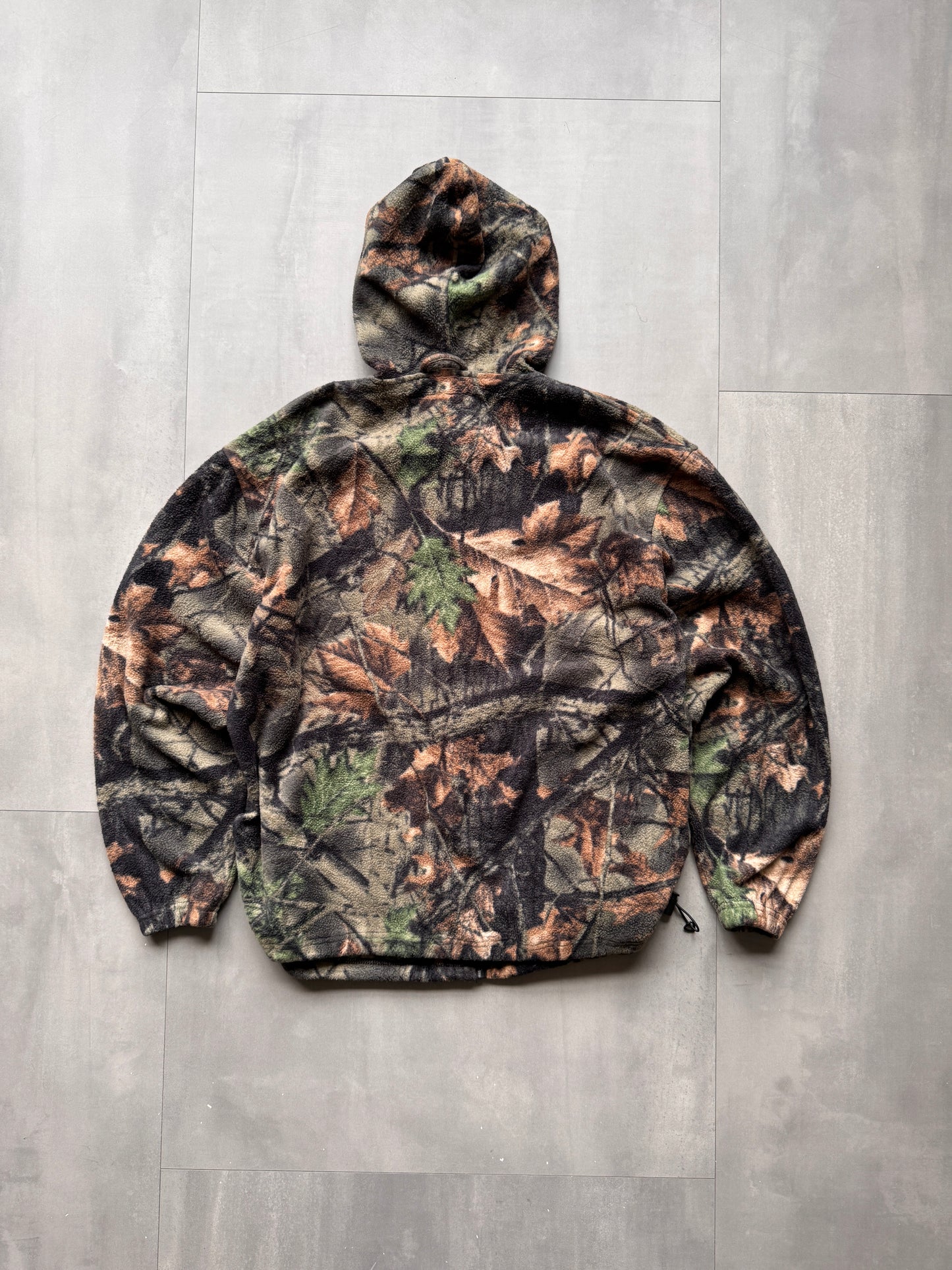 REALTREE TRAIL CREST FLEECE ZIP UP HOODIE - MEDIUM