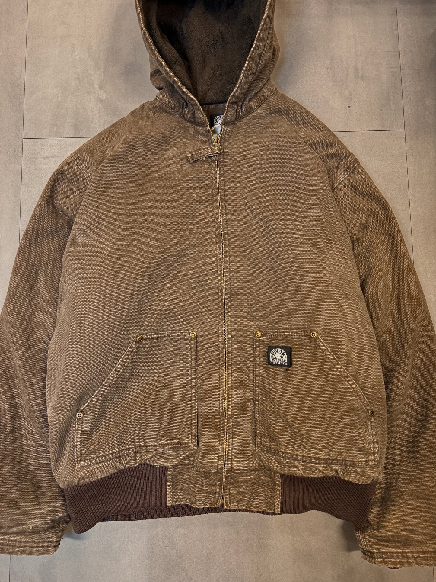 POLAR KING BY KEYS GREY ACTIVE JACKET - MEDIUM