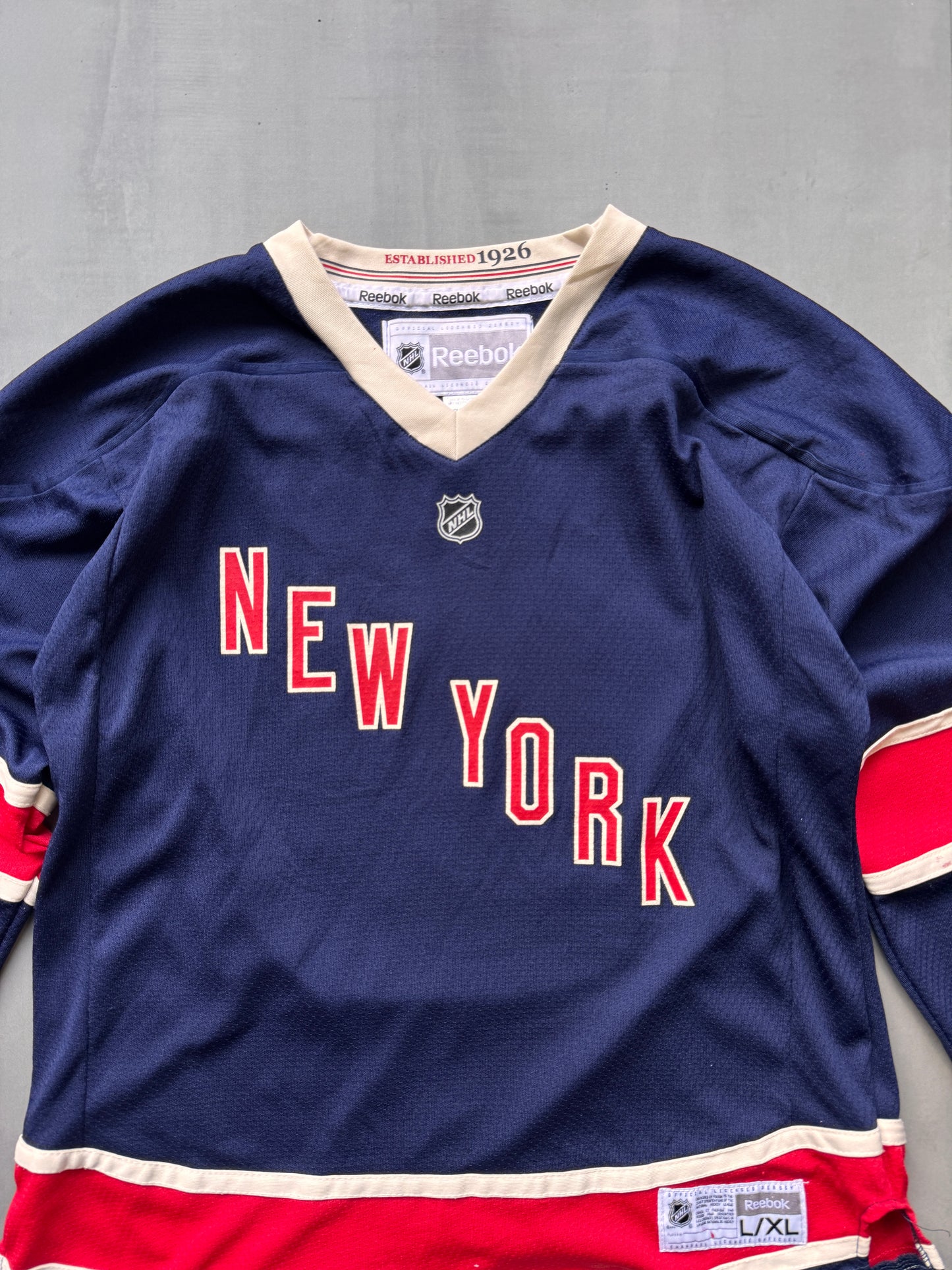 VINTAGE REEBOK NHL NEW YORK RANGERS JERSEY - S