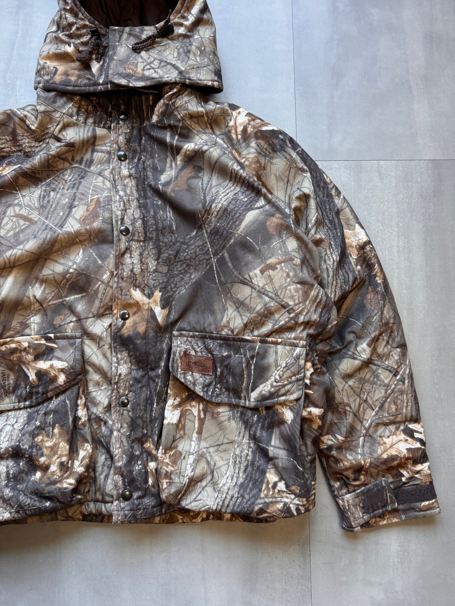 VINTAGE HERITAGE WALLS WATERPRUF REALTREE HUNTING JACKET - XLARGE