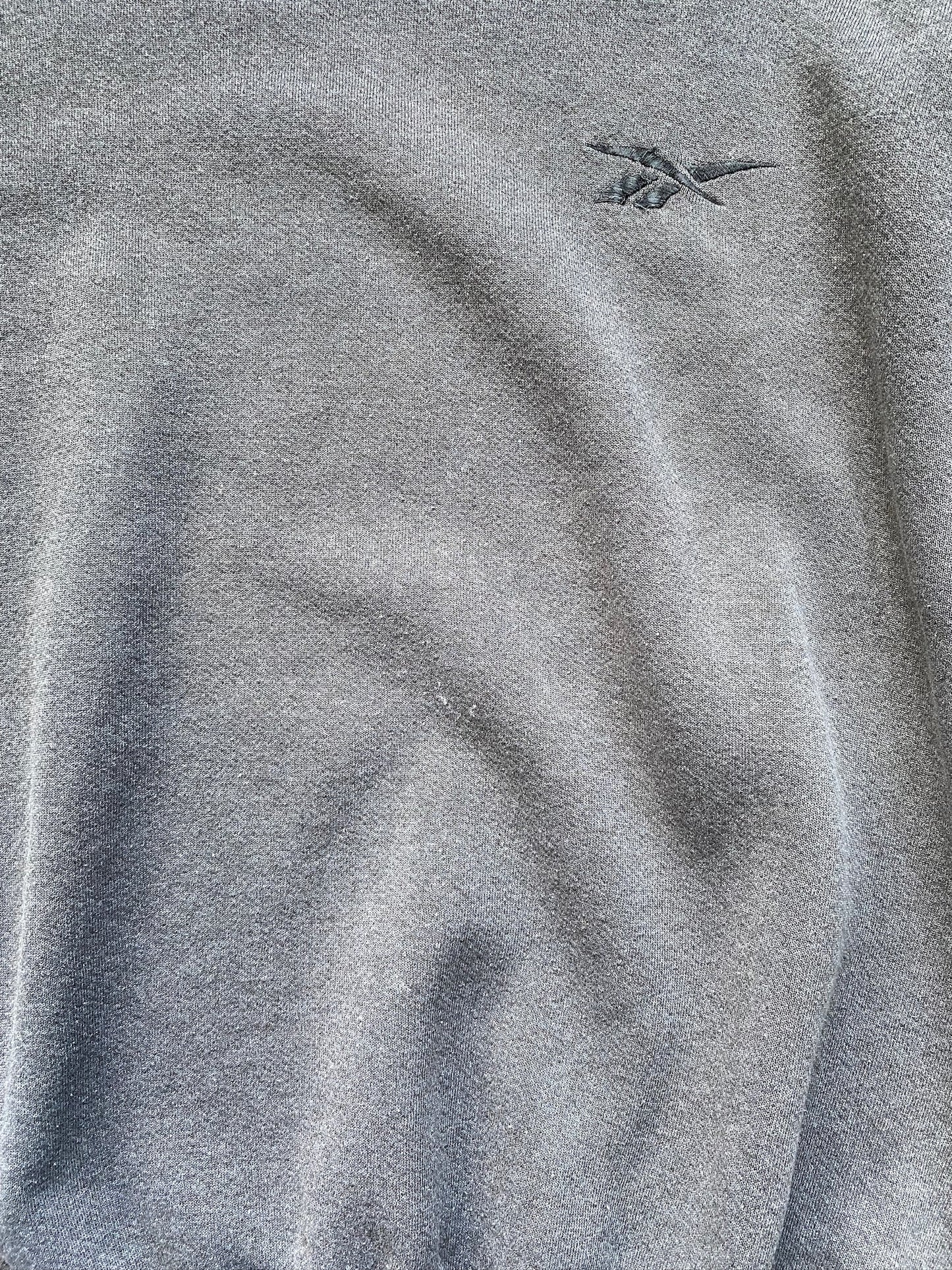 VINTAGE REEBOK GREY SWEATER - XL