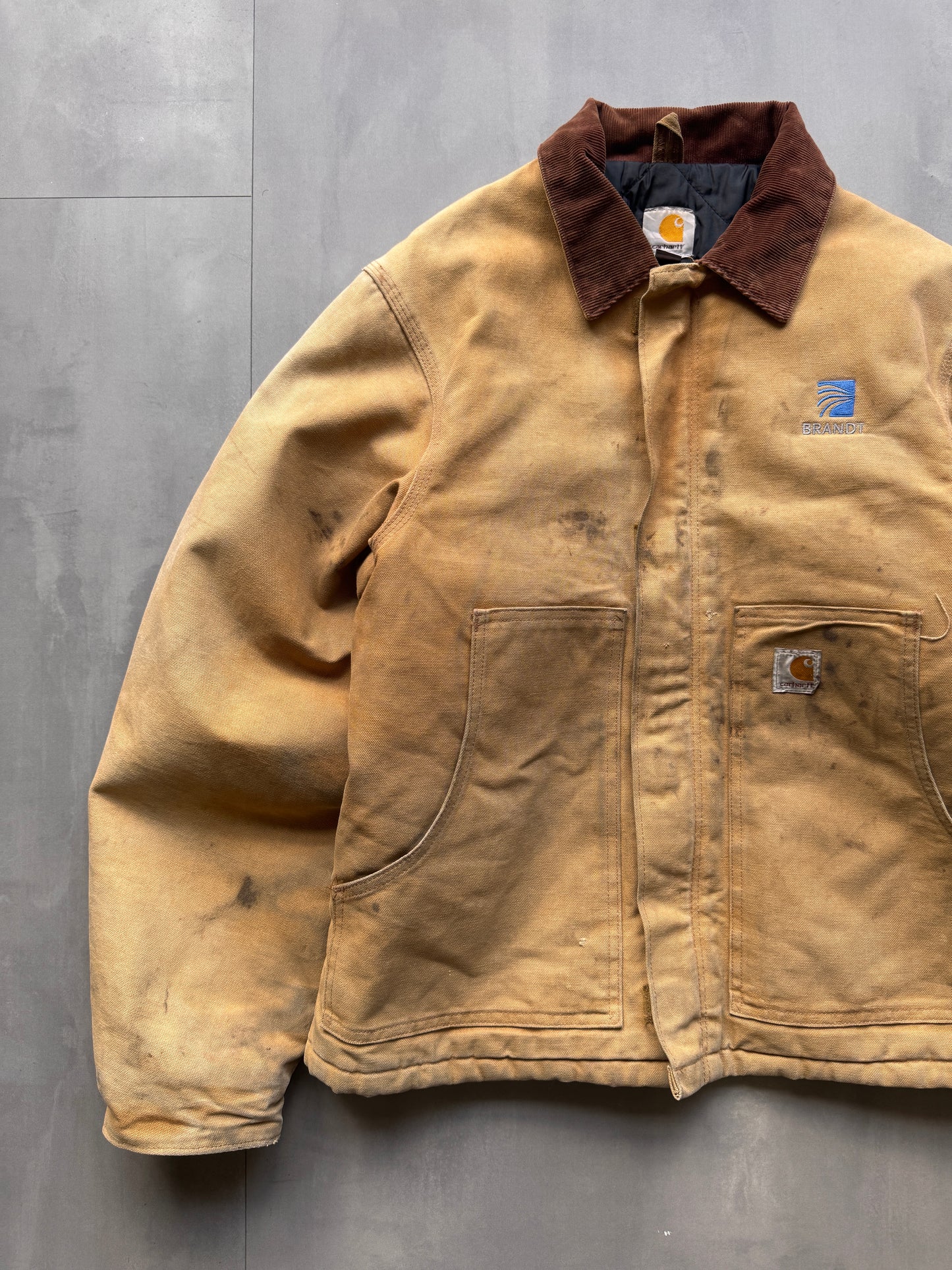 VINTAGE CARHARTT TAN ARCTIC JACKET - M