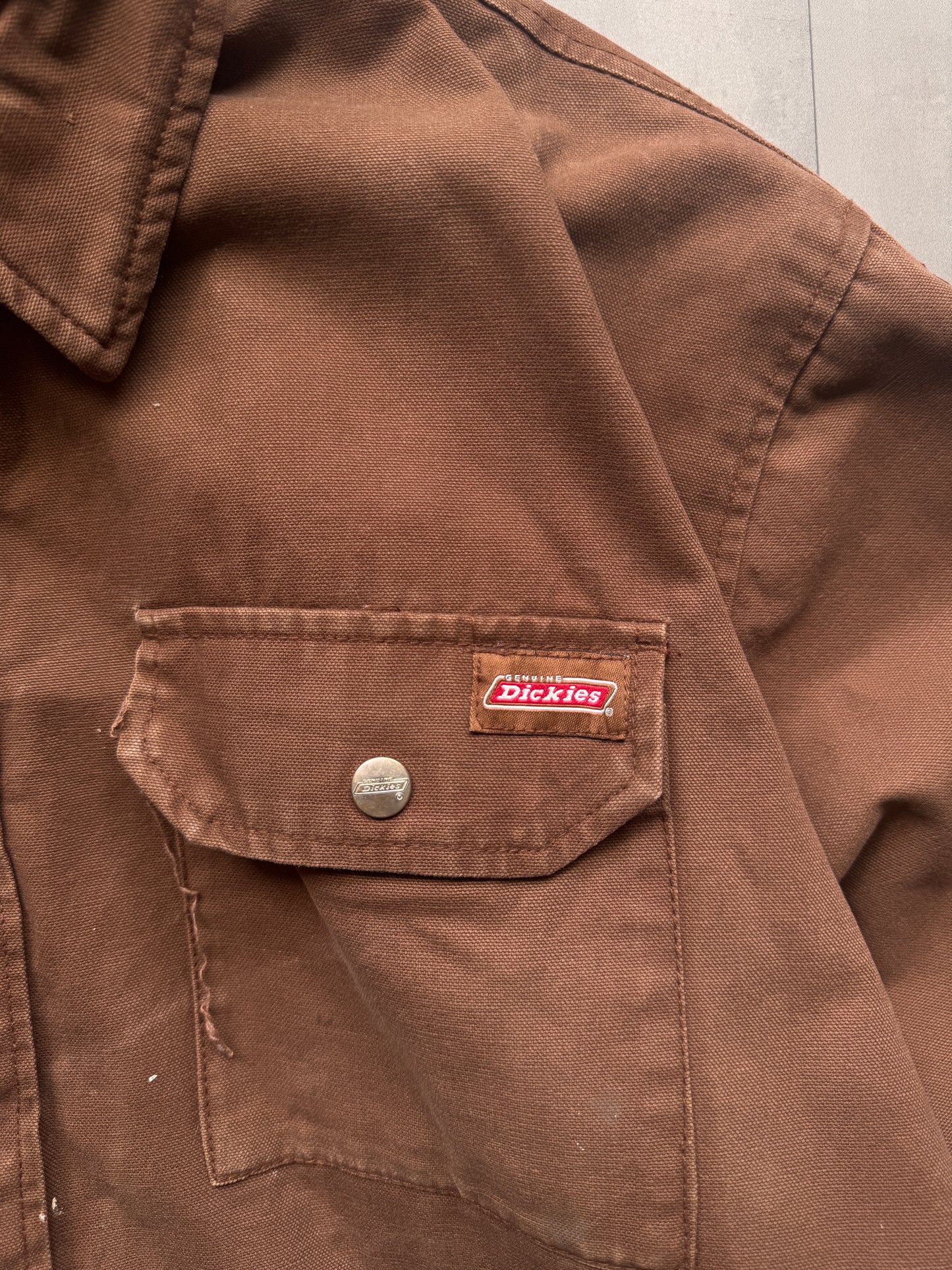 VINTAGE DICKIES BROWN JACKET - XL