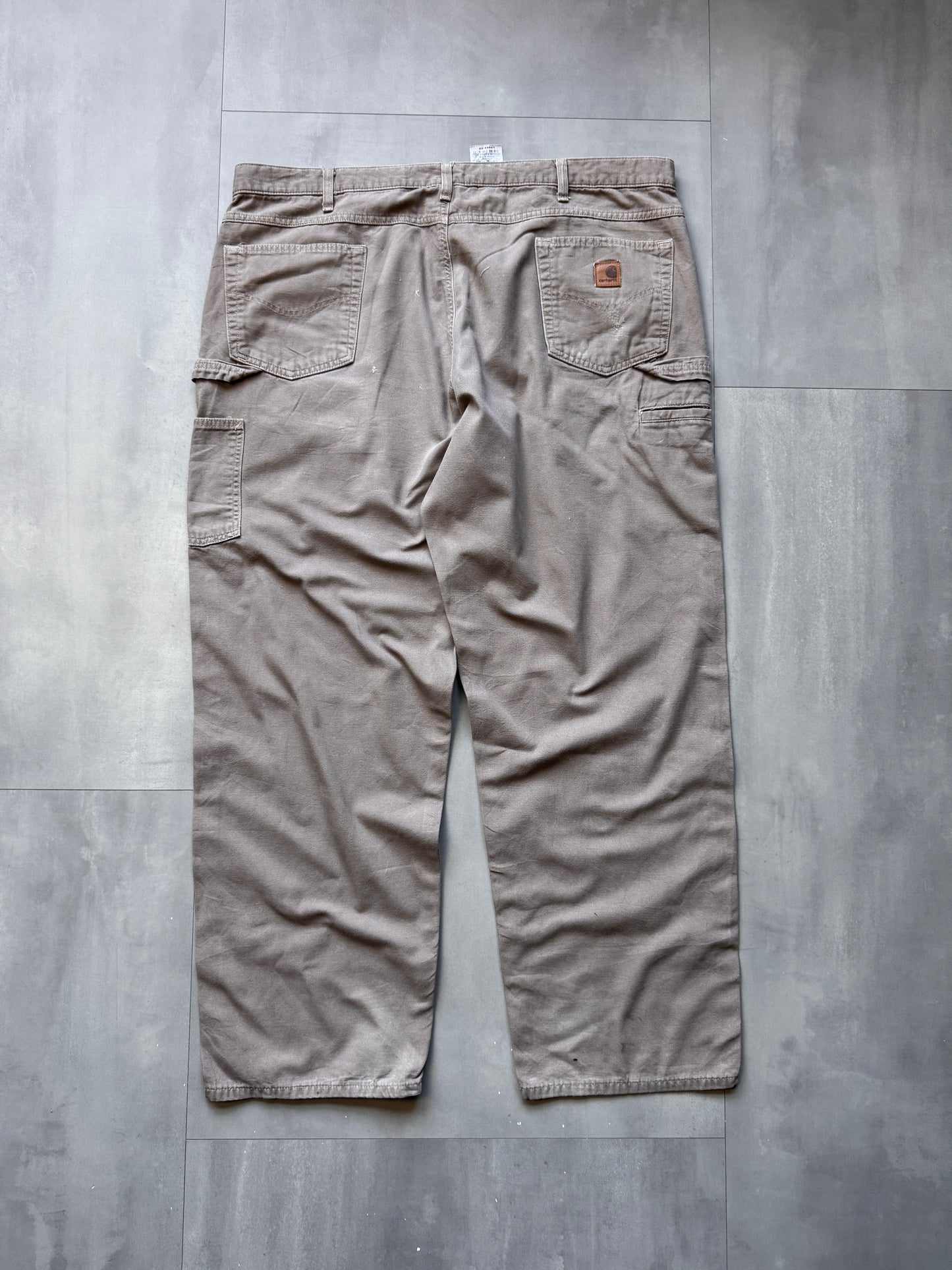 VINTAGE CARHARTT LIGHT BROWN CARPENTER PANTS - 34