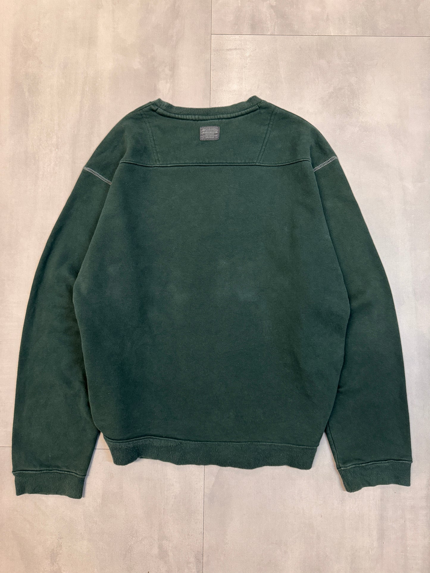 COLUMBIA GREEN SWEATER - LARGE/XLARGE