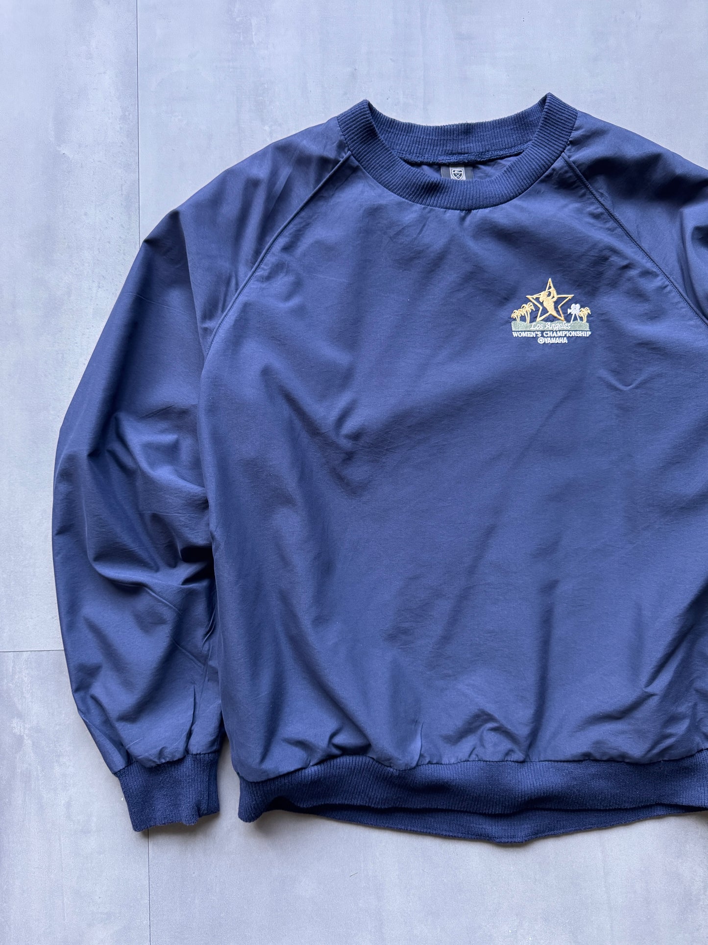VINTAGE NIKE GOLF YAMAHA WOMEN'S CHAMPIONSHIP NAVY WINDBREAKER - L