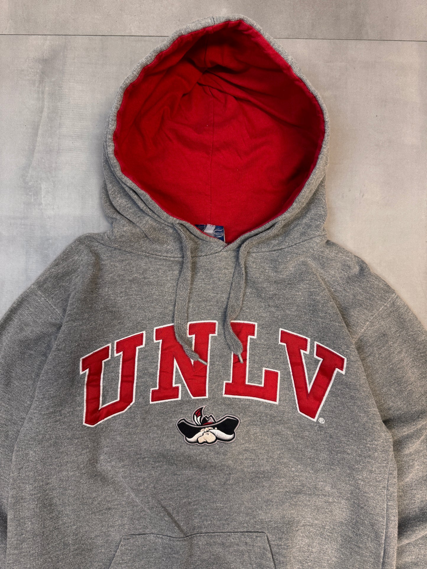 UNIVERSITY OF NEVADA LAS VEGAS GREY HOODIE - XSMALL