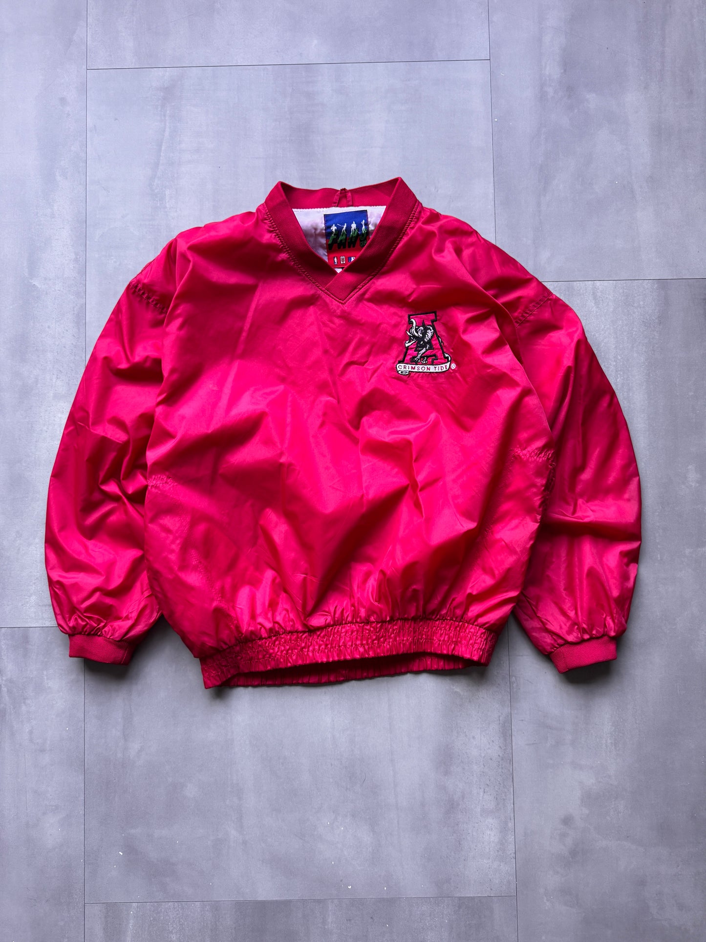 VINTAGE ALABAMA CRIMSON TIDE WINDBREAKER - L
