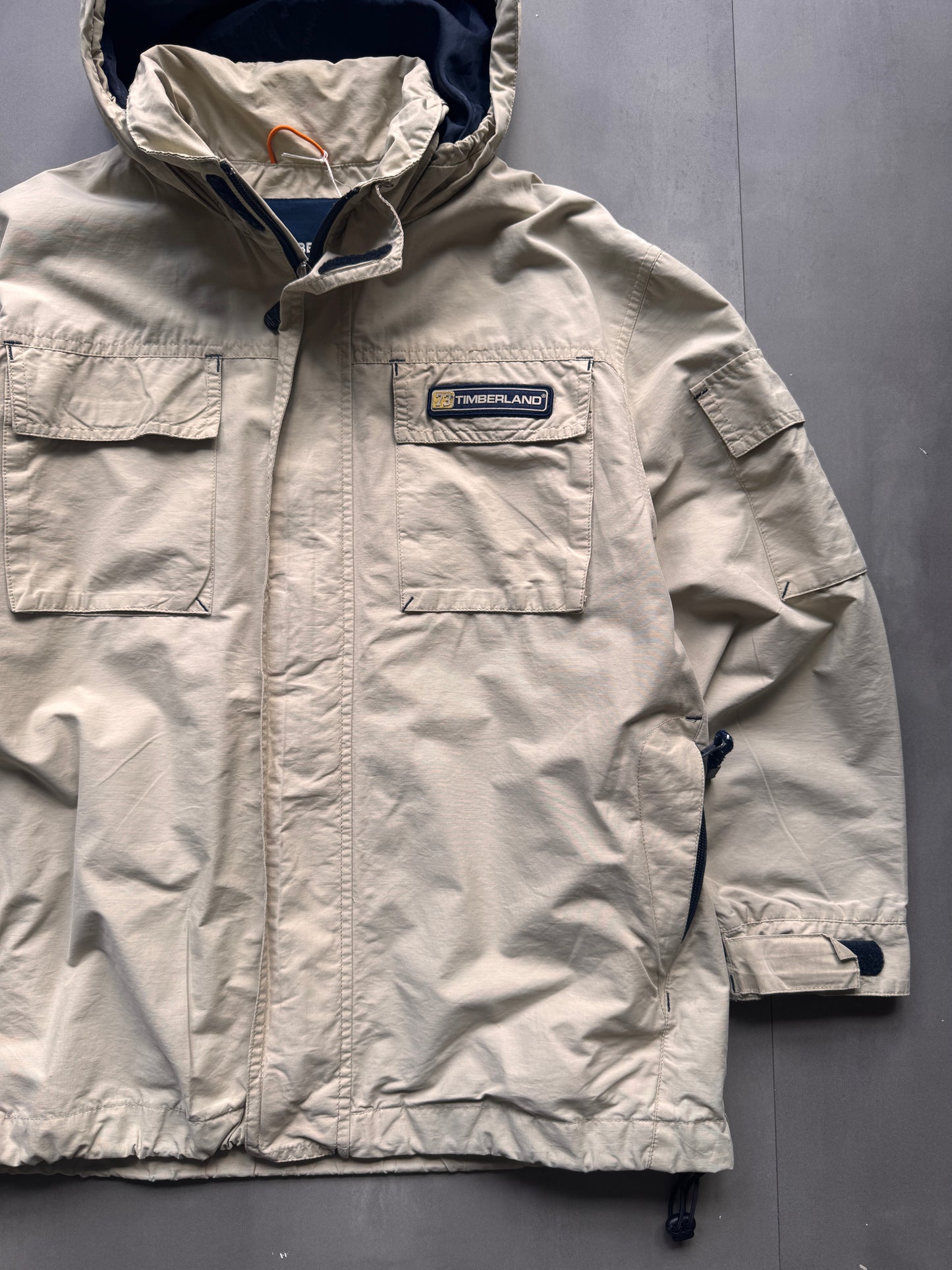 VINTAGE TIMBERLAND BEIGE JACKET - XS