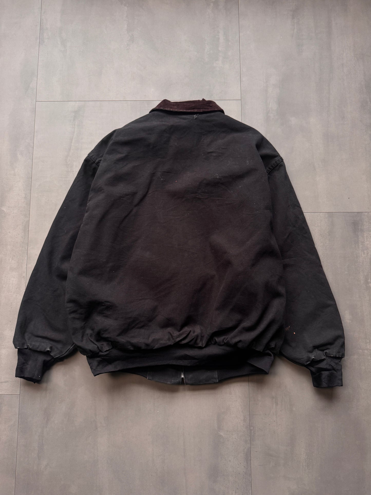 VINTAGE UNION LINE MILLWRIGHTS BLANKET LINED BLACK SANTA FE JACKET - XLARGE
