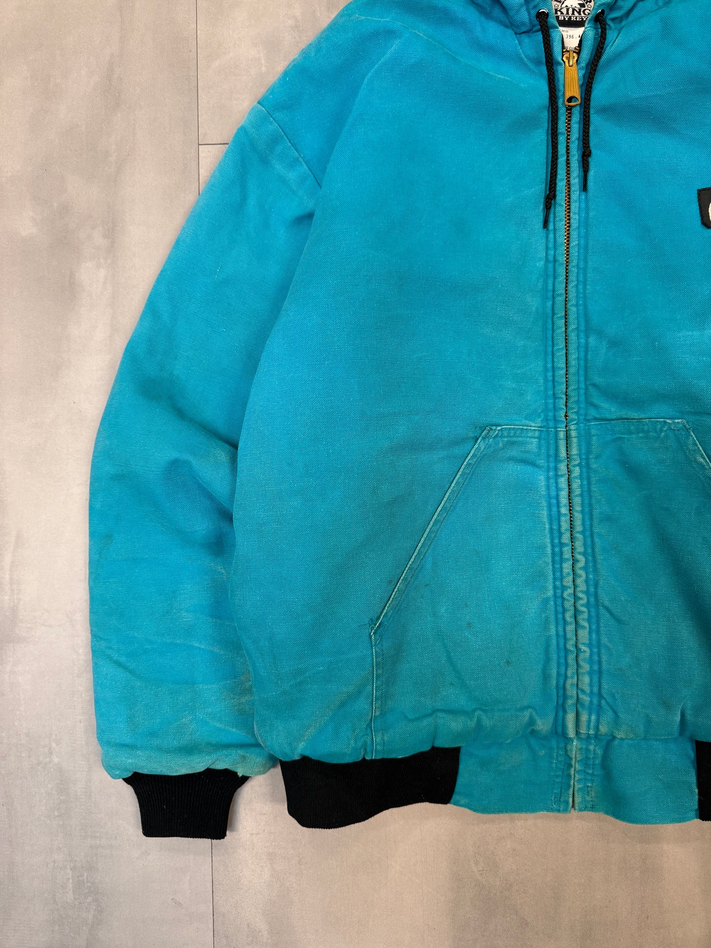 POLAR KING BY KEYS TURQUOISE ACTIVE JACKET - LARGE