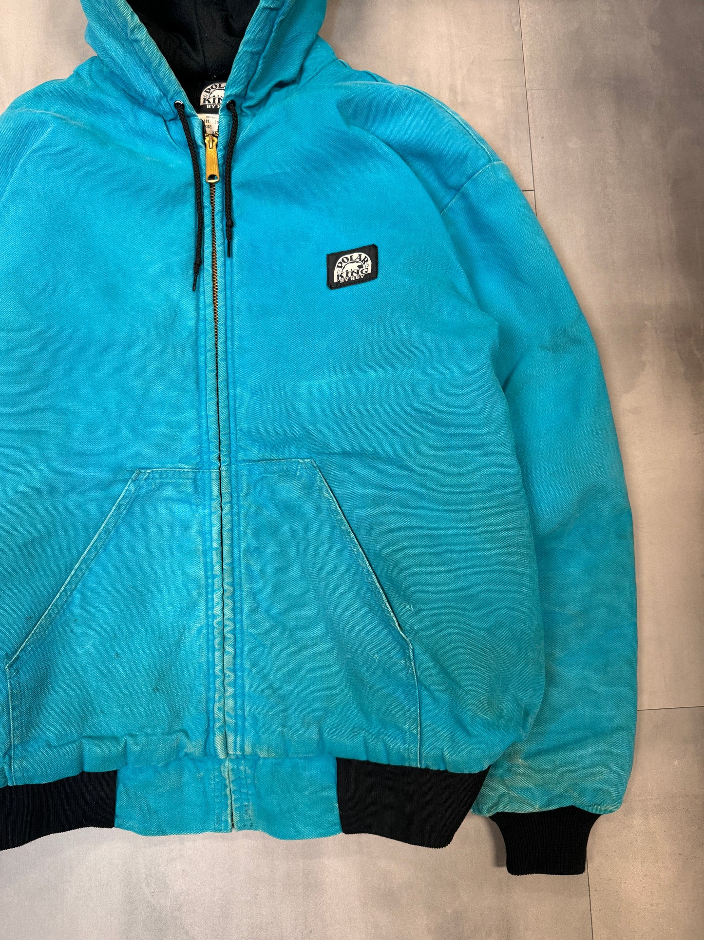 POLAR KING BY KEYS TURQUOISE ACTIVE JACKET - LARGE